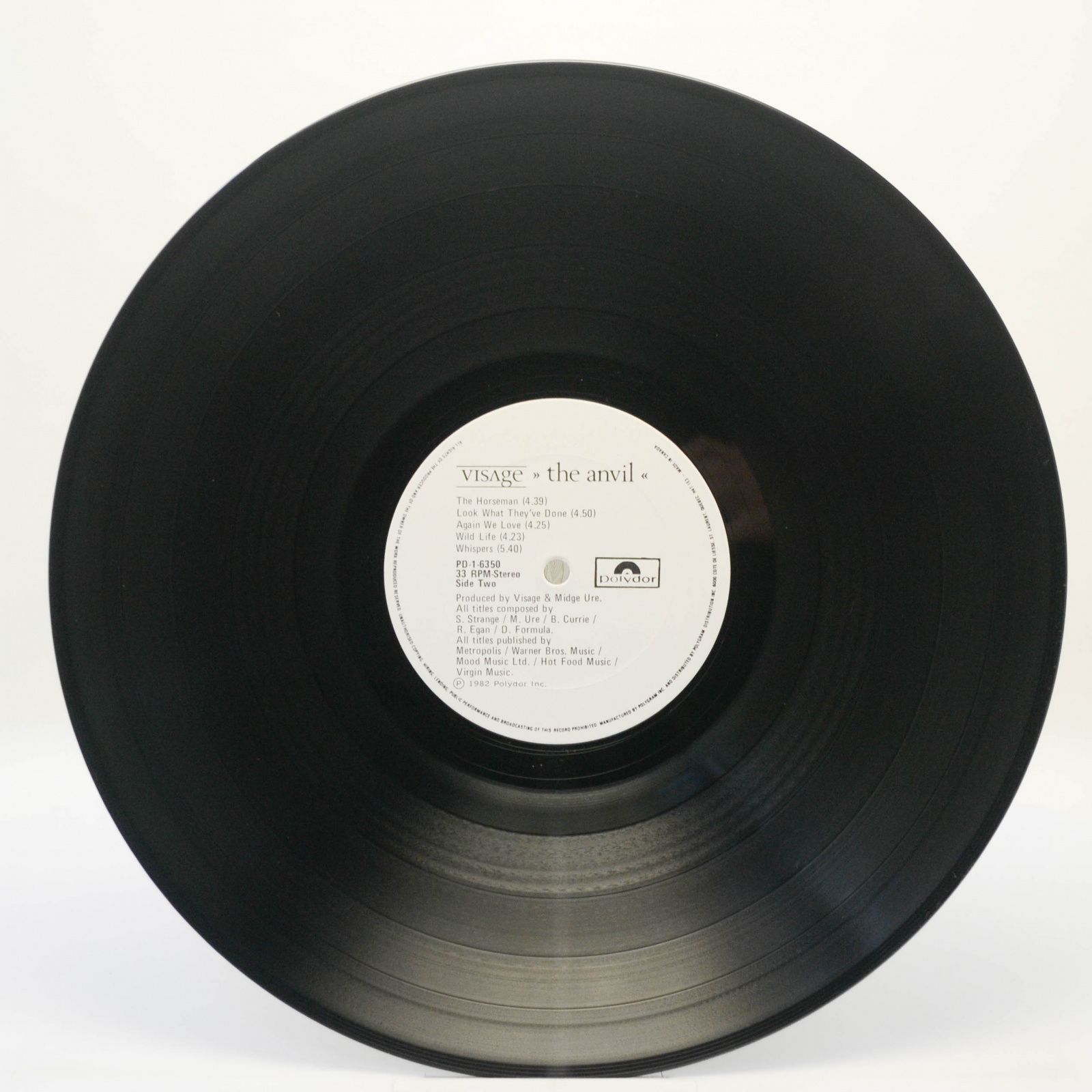Виниловая пластинка Visage — The Anvil, 1982