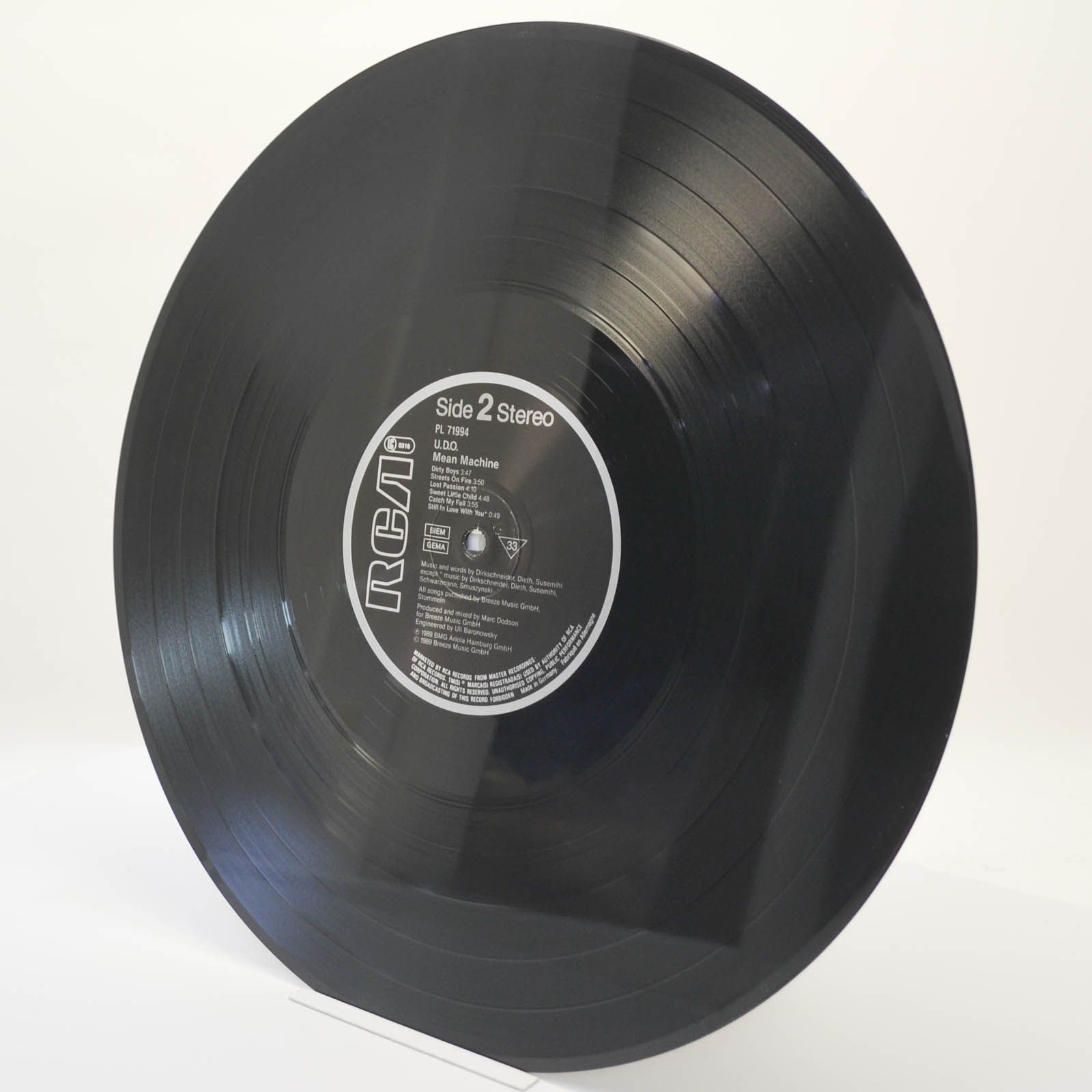 U.D.O. — Mean Machine, 1989