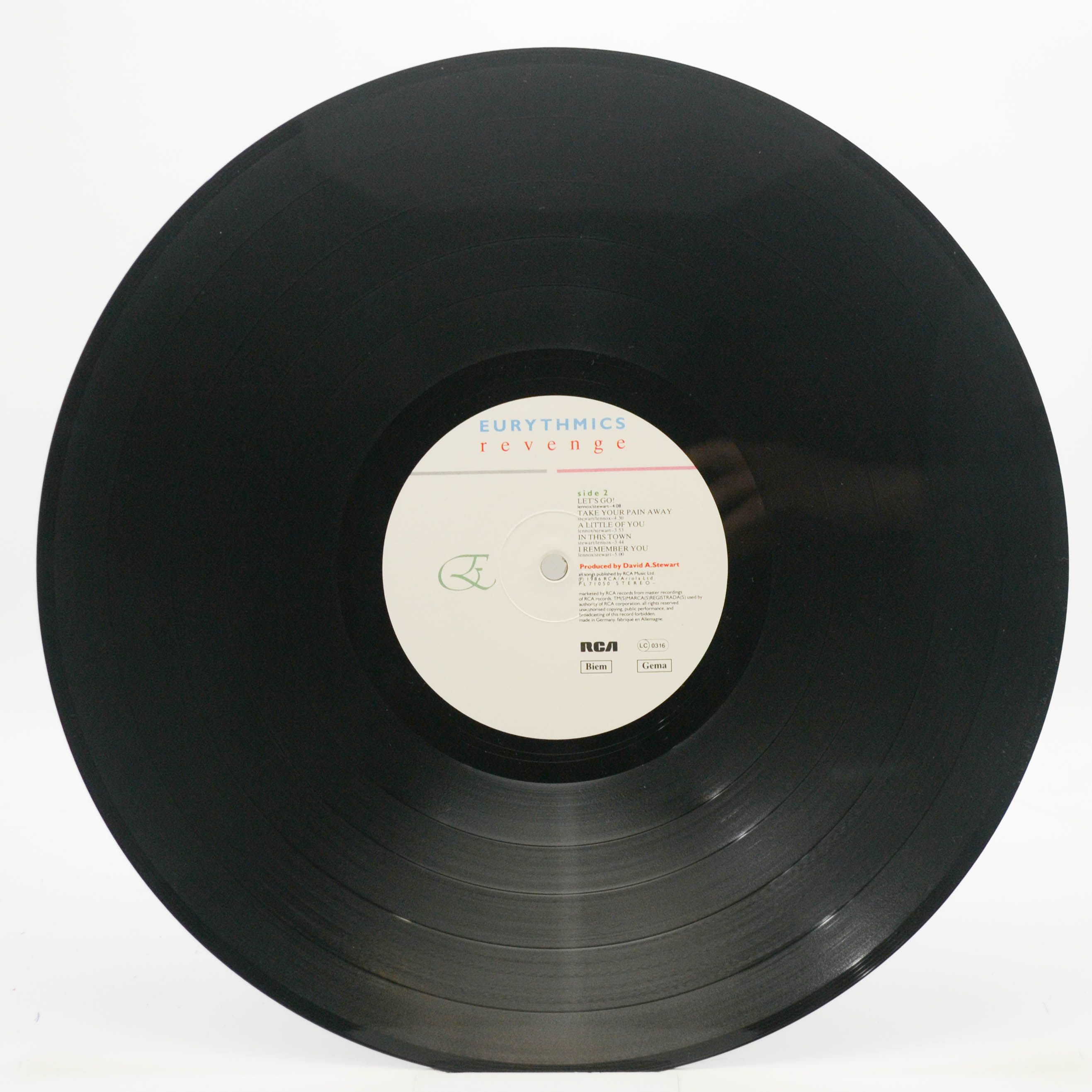 Eurythmics — Revenge, 1986