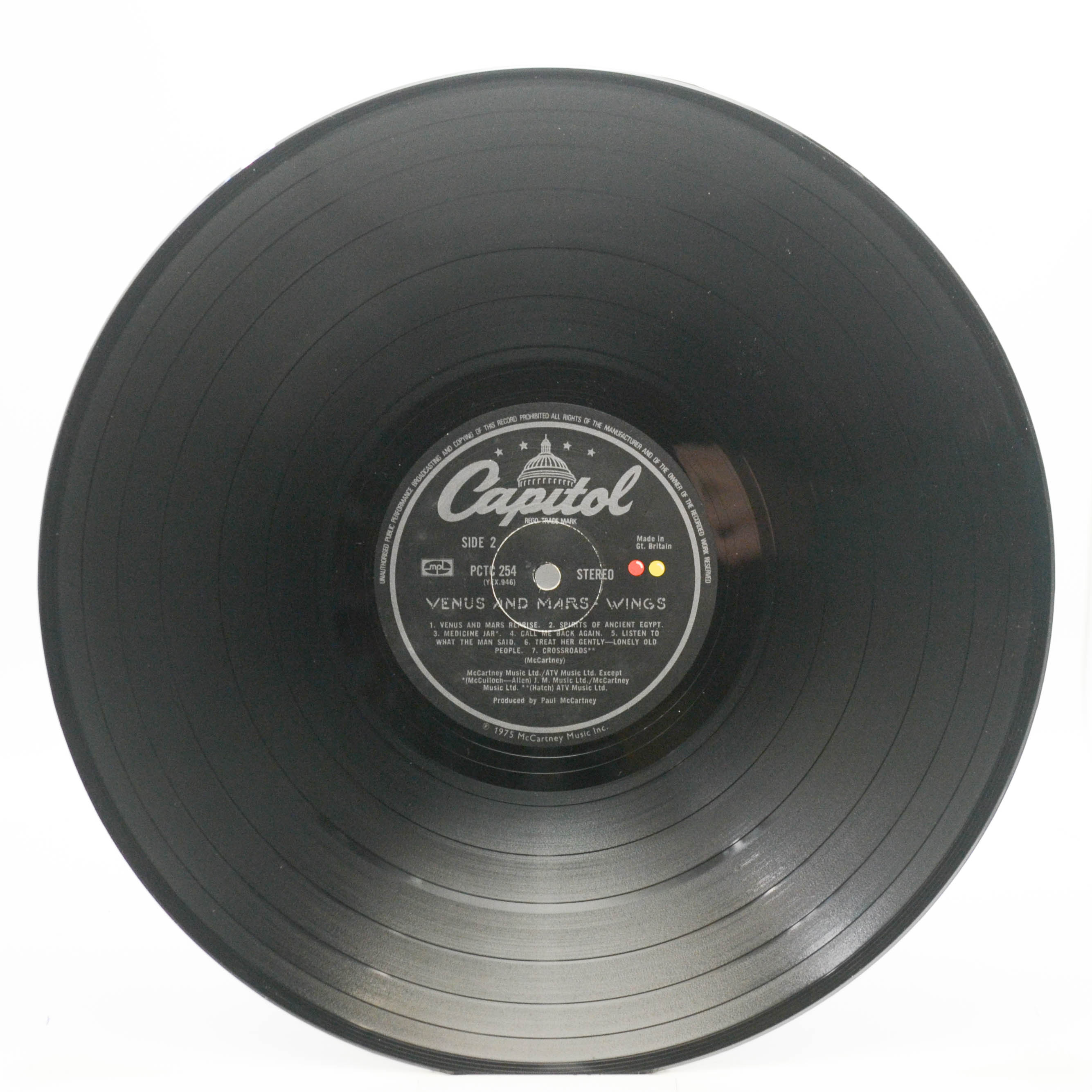 Wings — Venus And Mars (1-st, UK), 1975