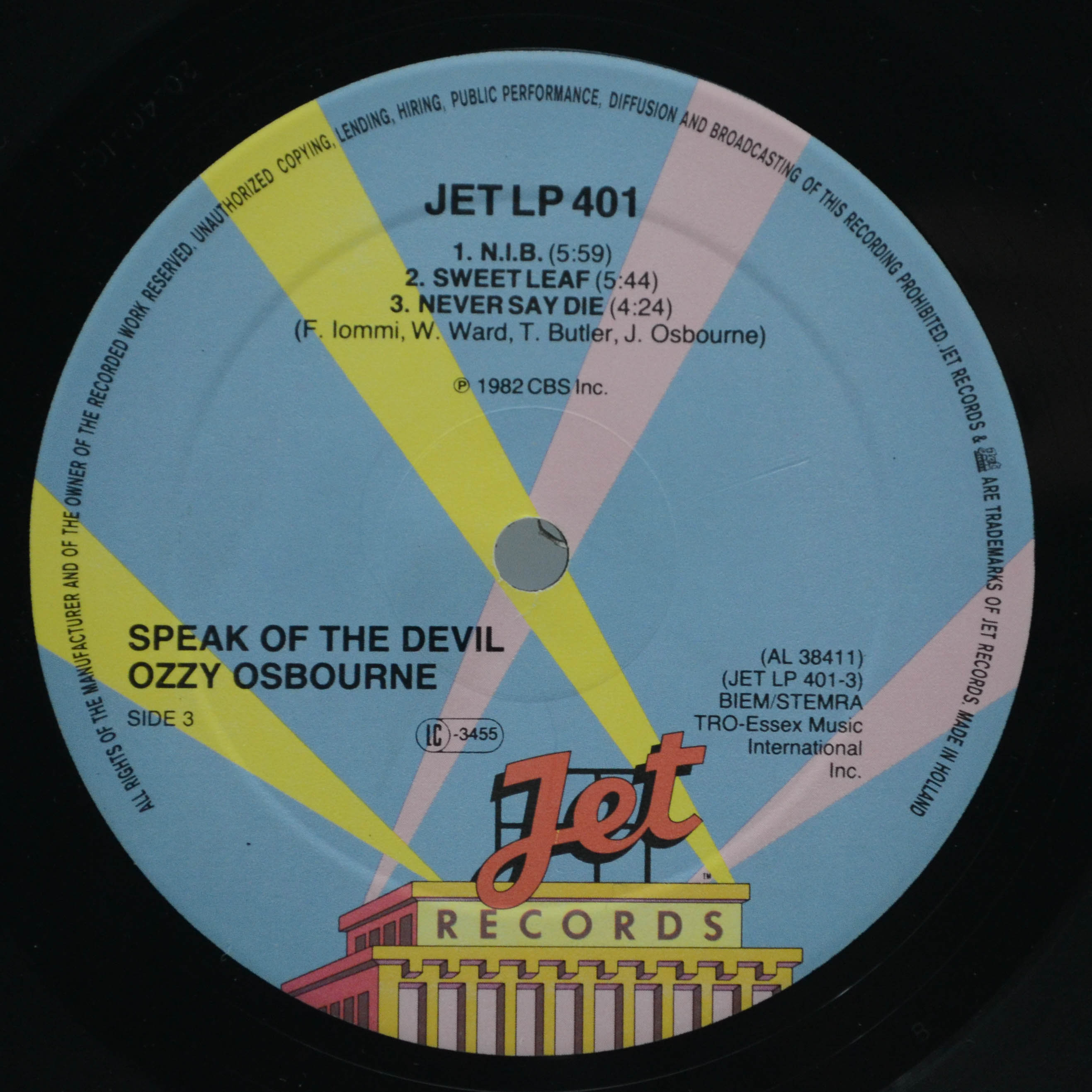 Виниловая пластинка Ozzy Osbourne — Speak Of The Devil (2LP), 1982