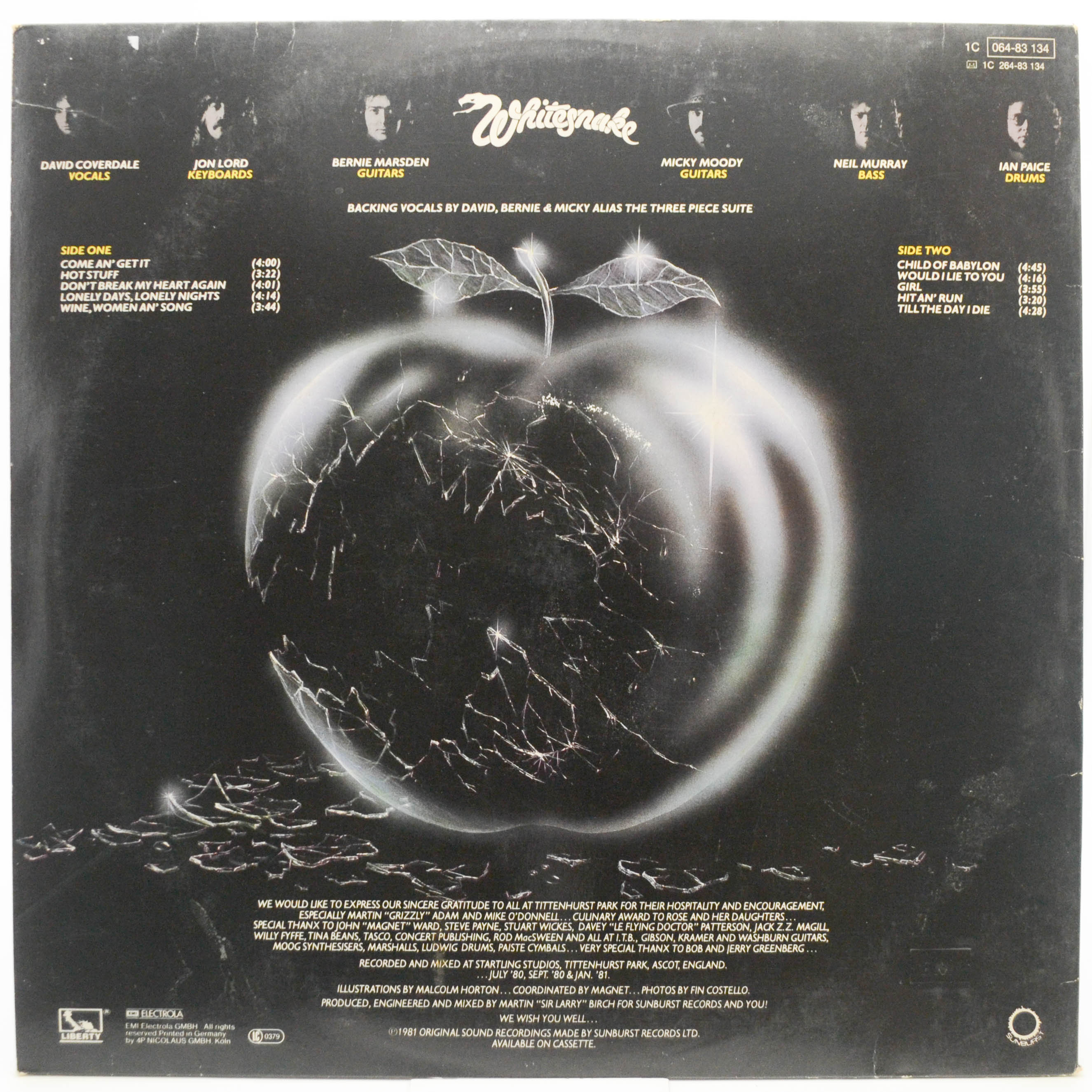 Whitesnake — Come An' Get It, 1981