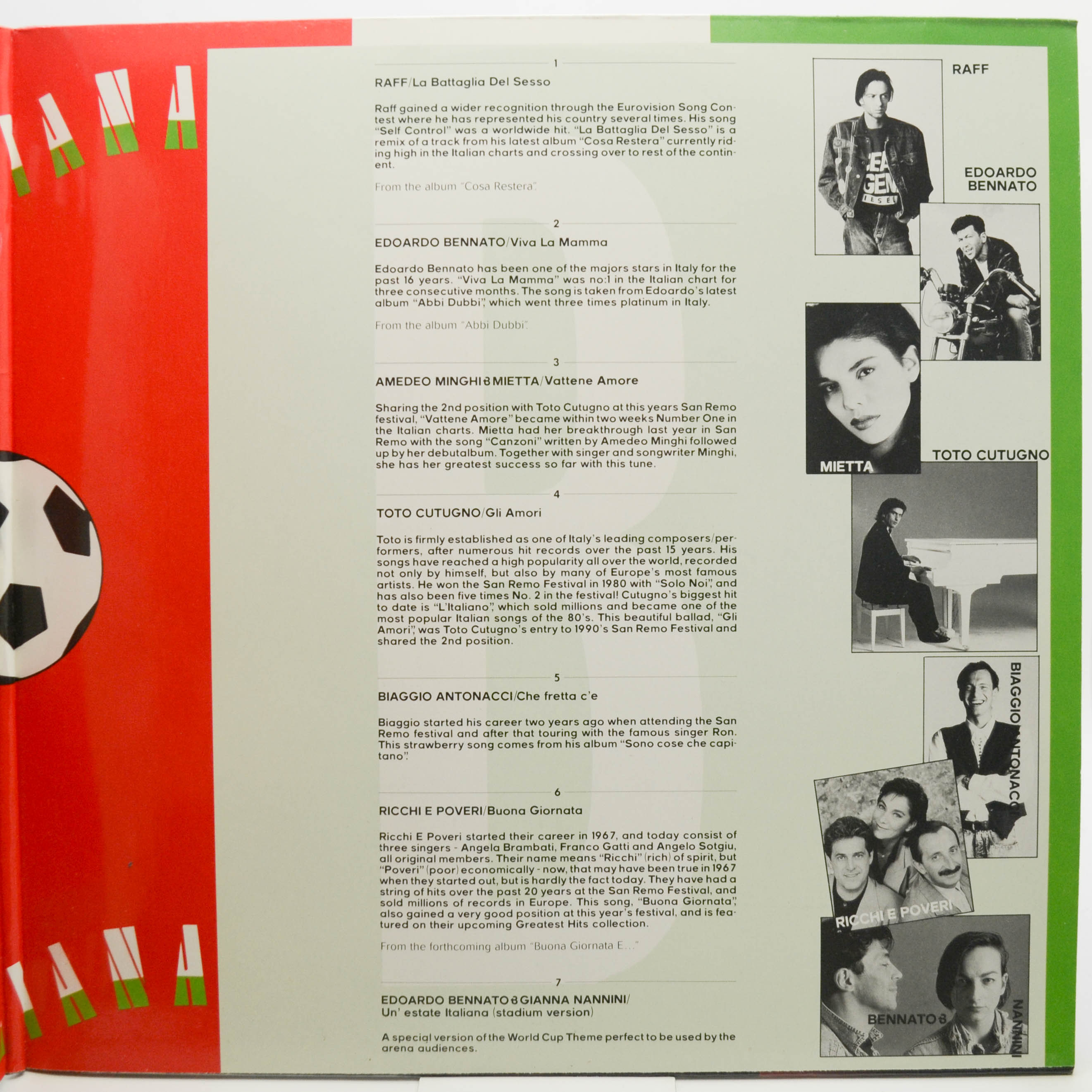 Various — Absolute Italiana, 1990