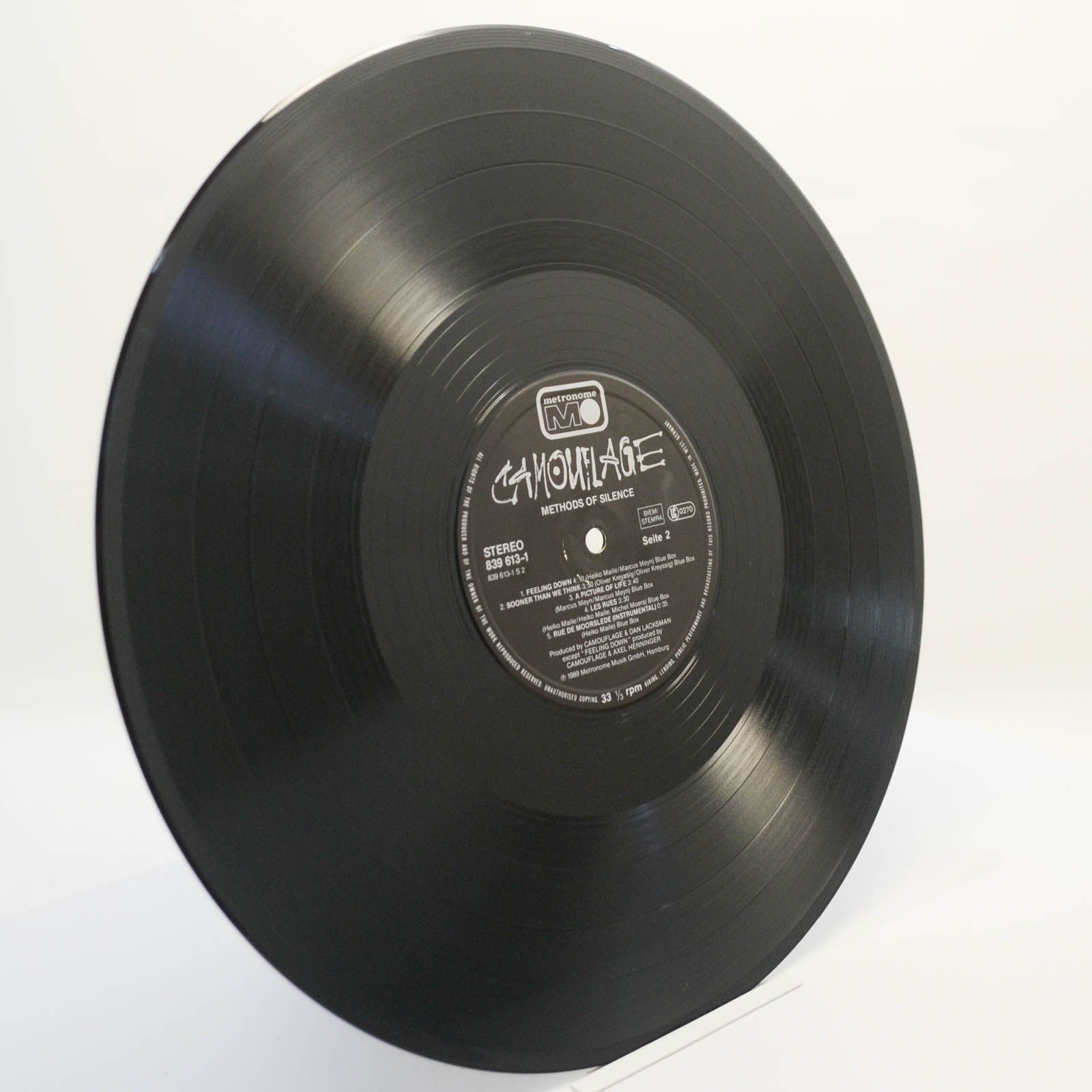 Camouflage — Methods Of Silence, 1989