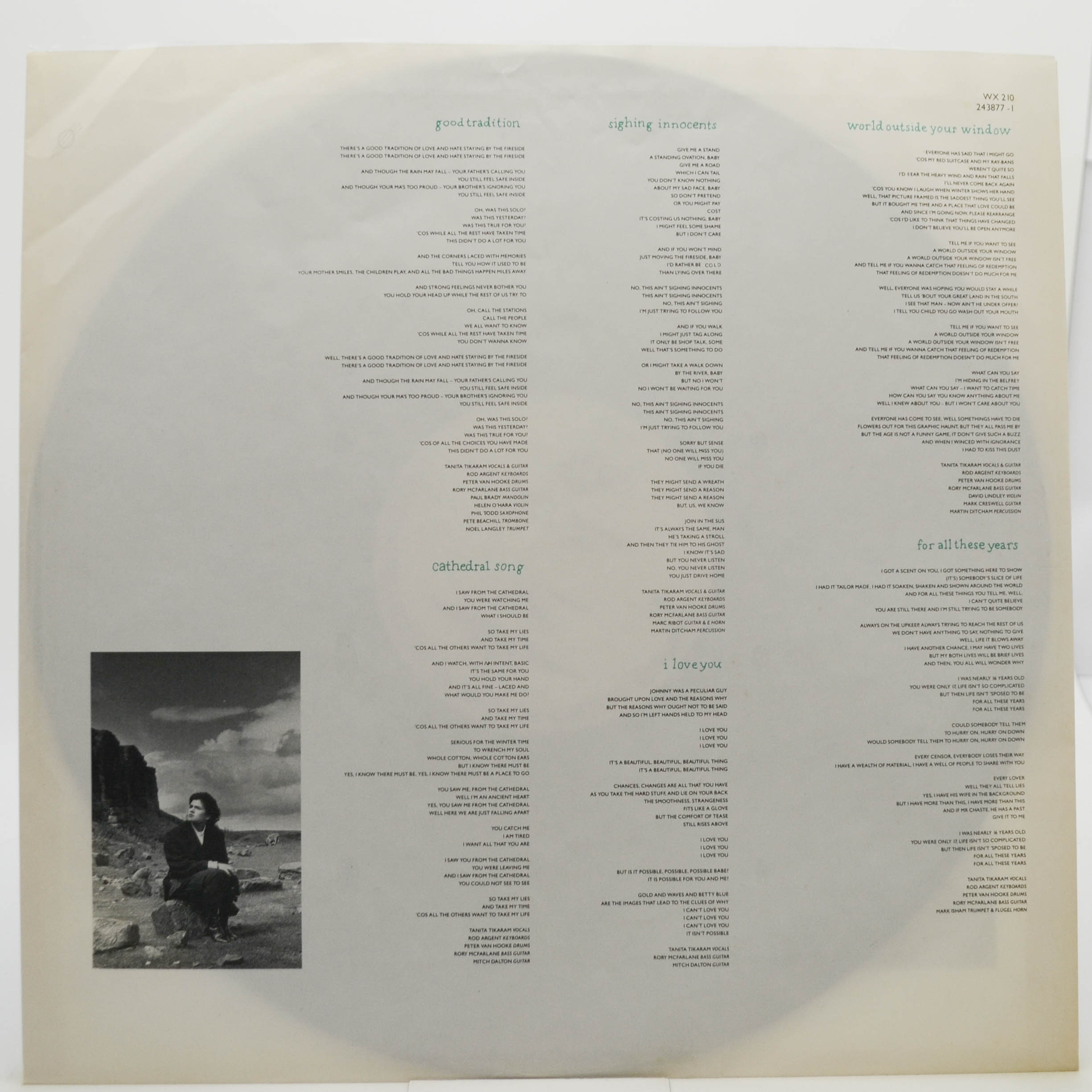 Виниловая пластинка Tanita Tikaram — Ancient Heart, 1988
