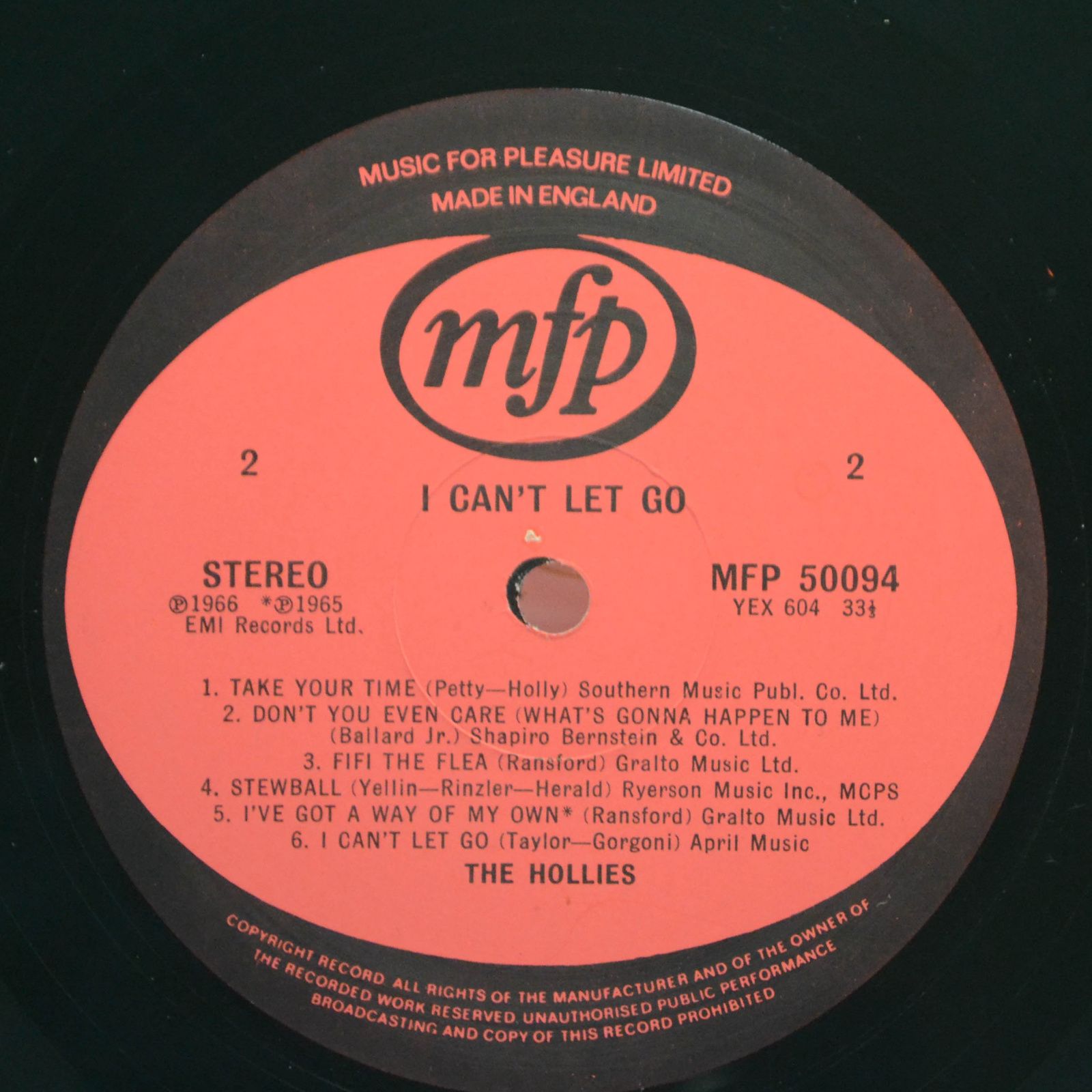 Hollies — I Can't Let Go (UK), 1974