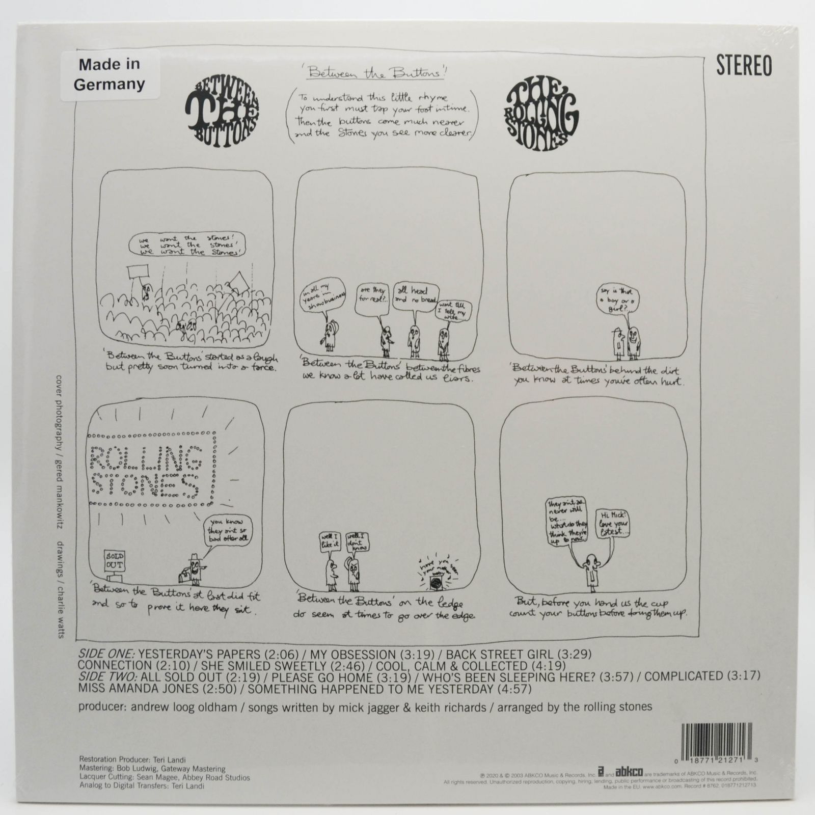 Rolling Stones — Between The Buttons (UK), 1967