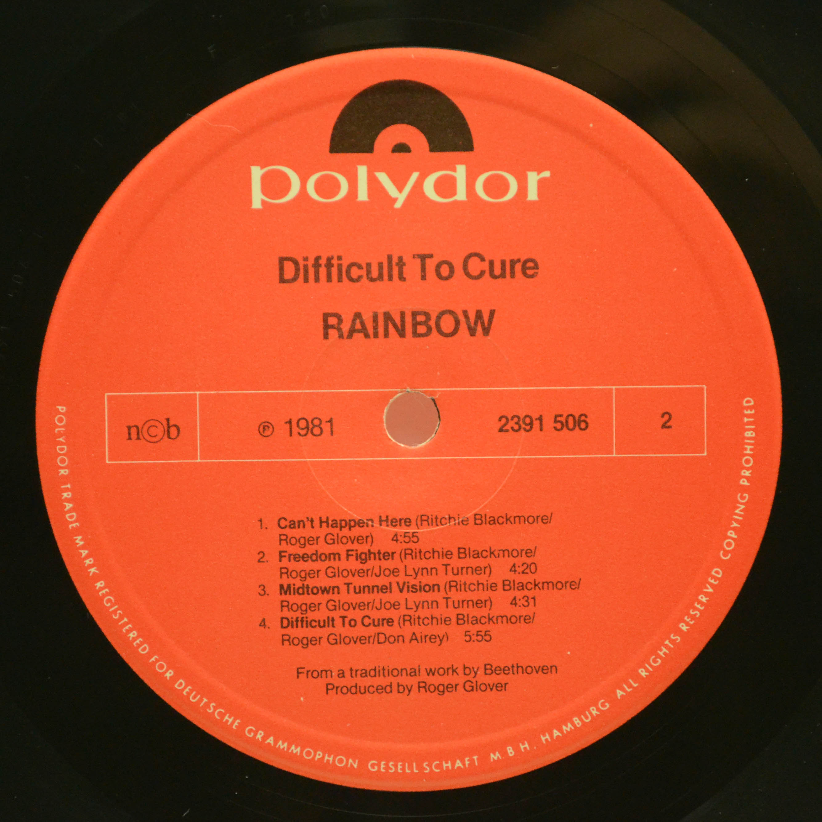Rainbow — Difficult To Cure, 1981