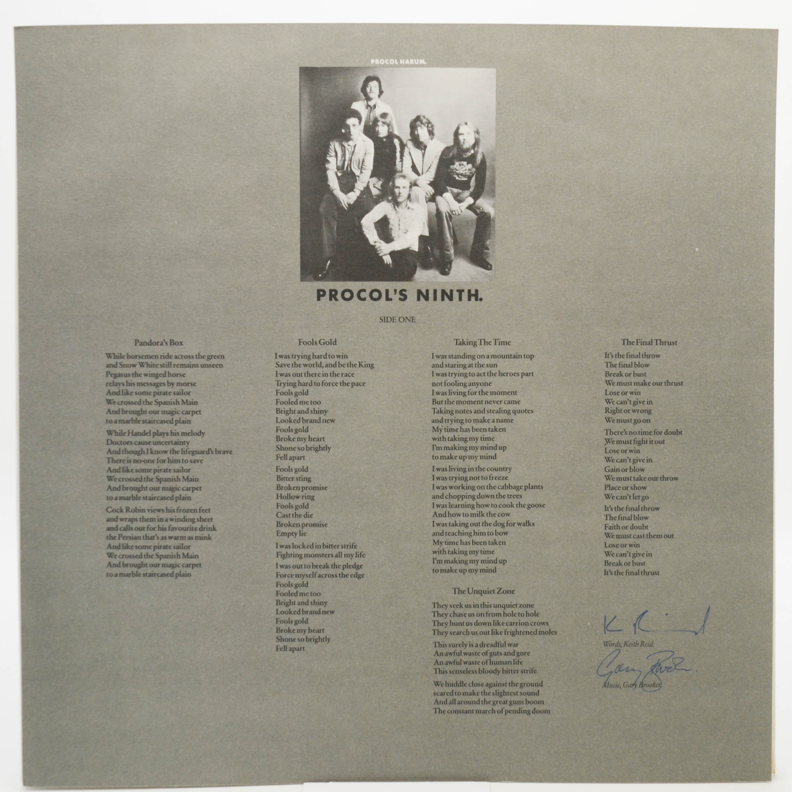 Procol Harum — Procol's Ninth, 1975