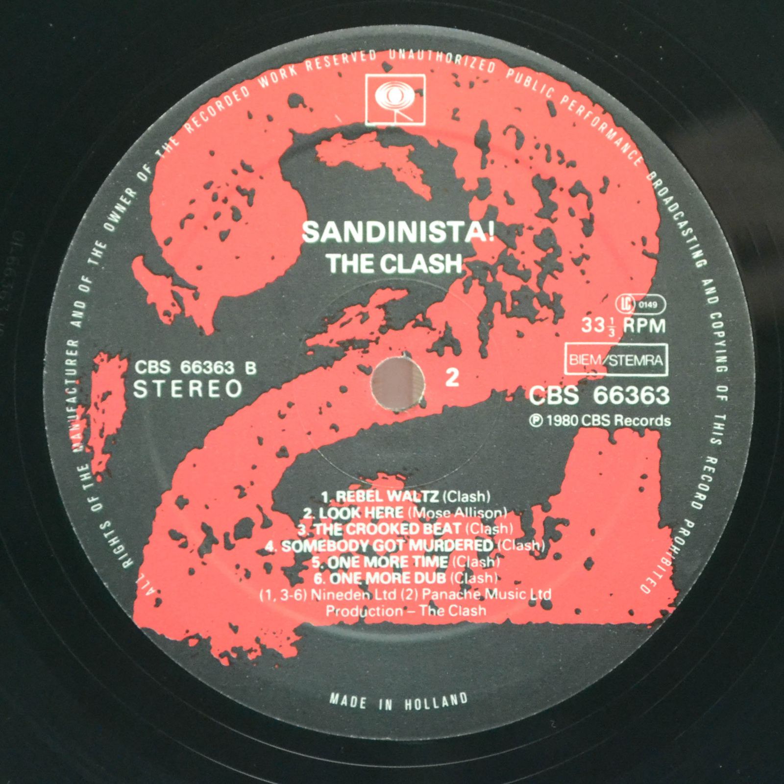 Clash — Sandinista! (3LP), 1980