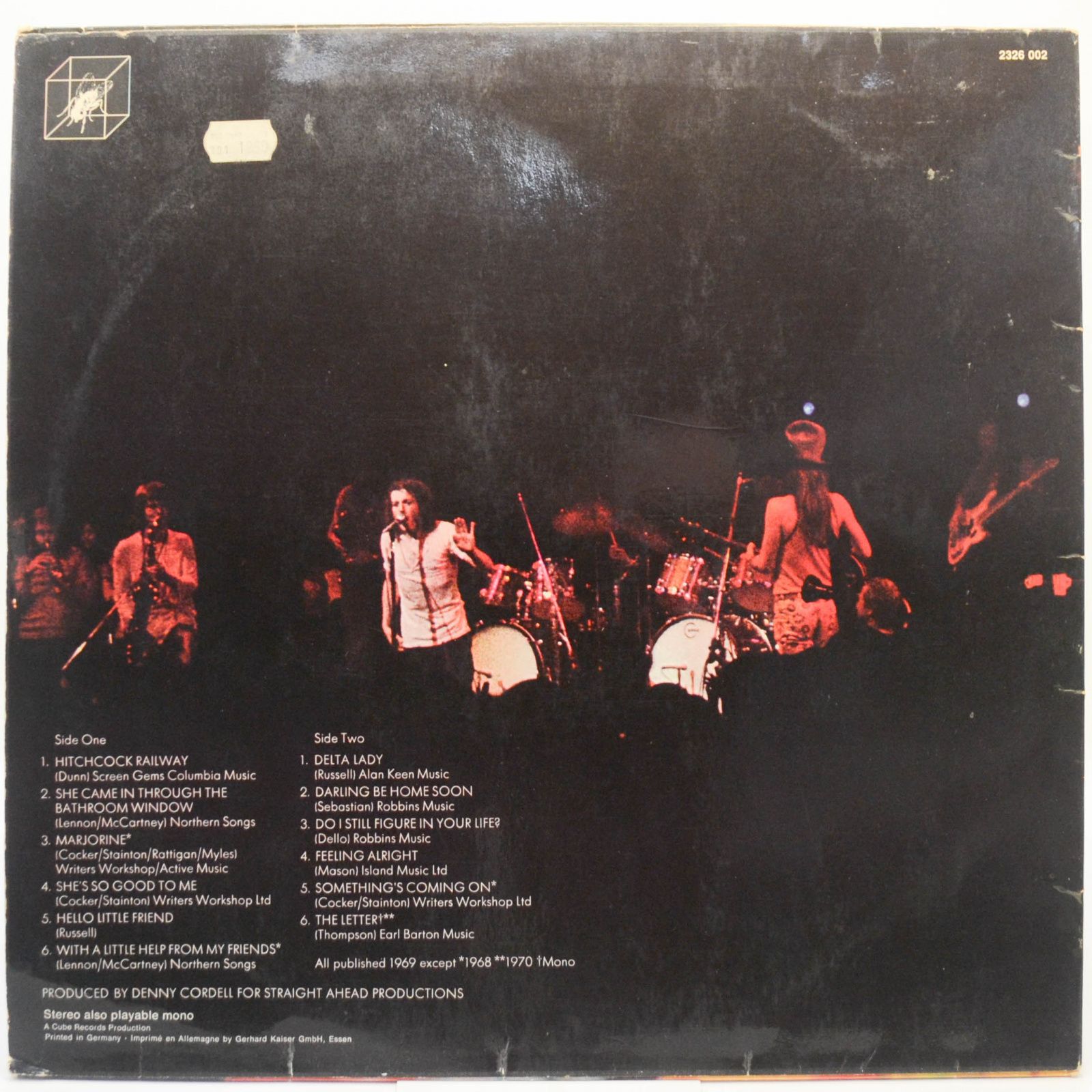 Joe Cocker — Cocker Happy, 1971