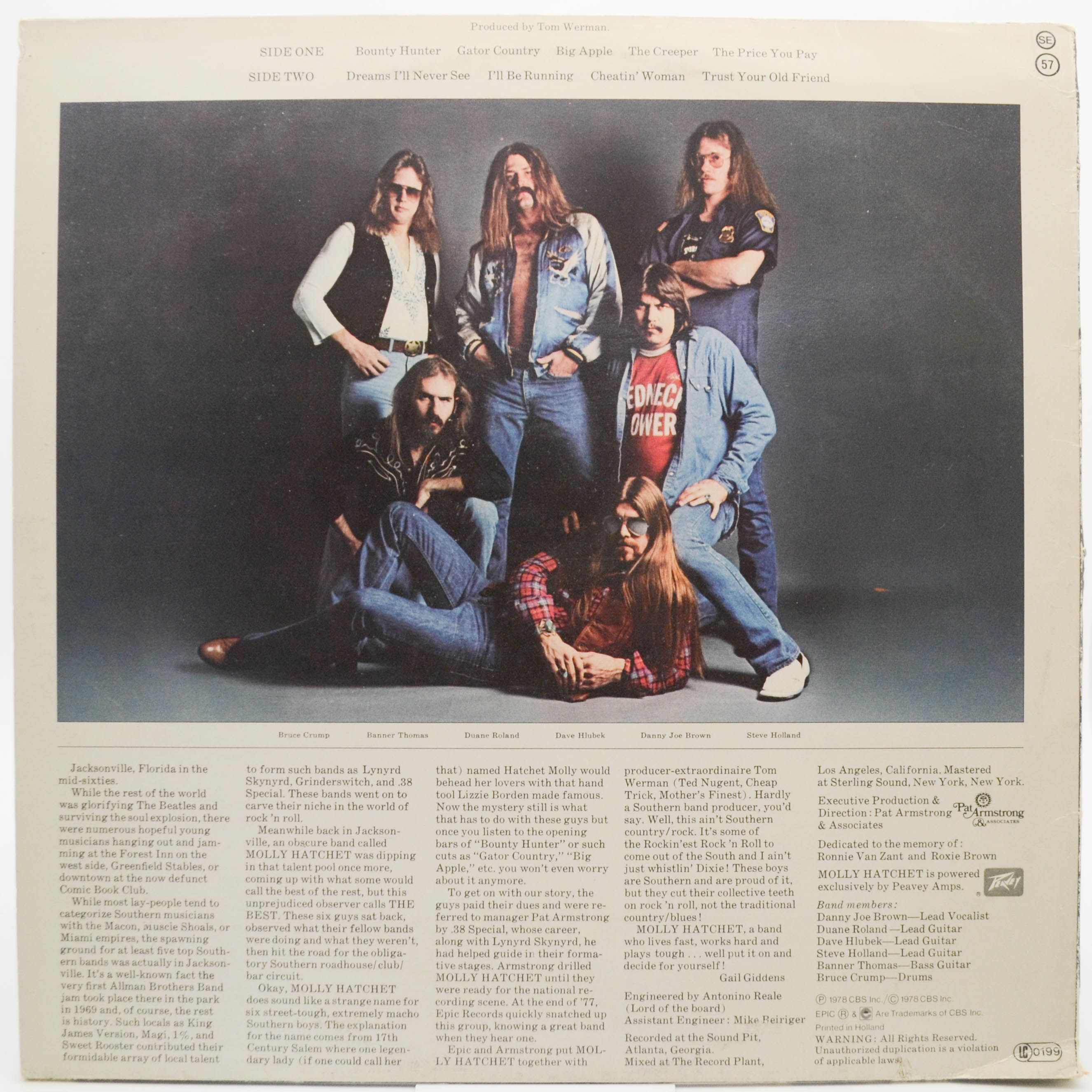 Виниловая пластинка Molly Hatchet — Molly Hatchet, 1978