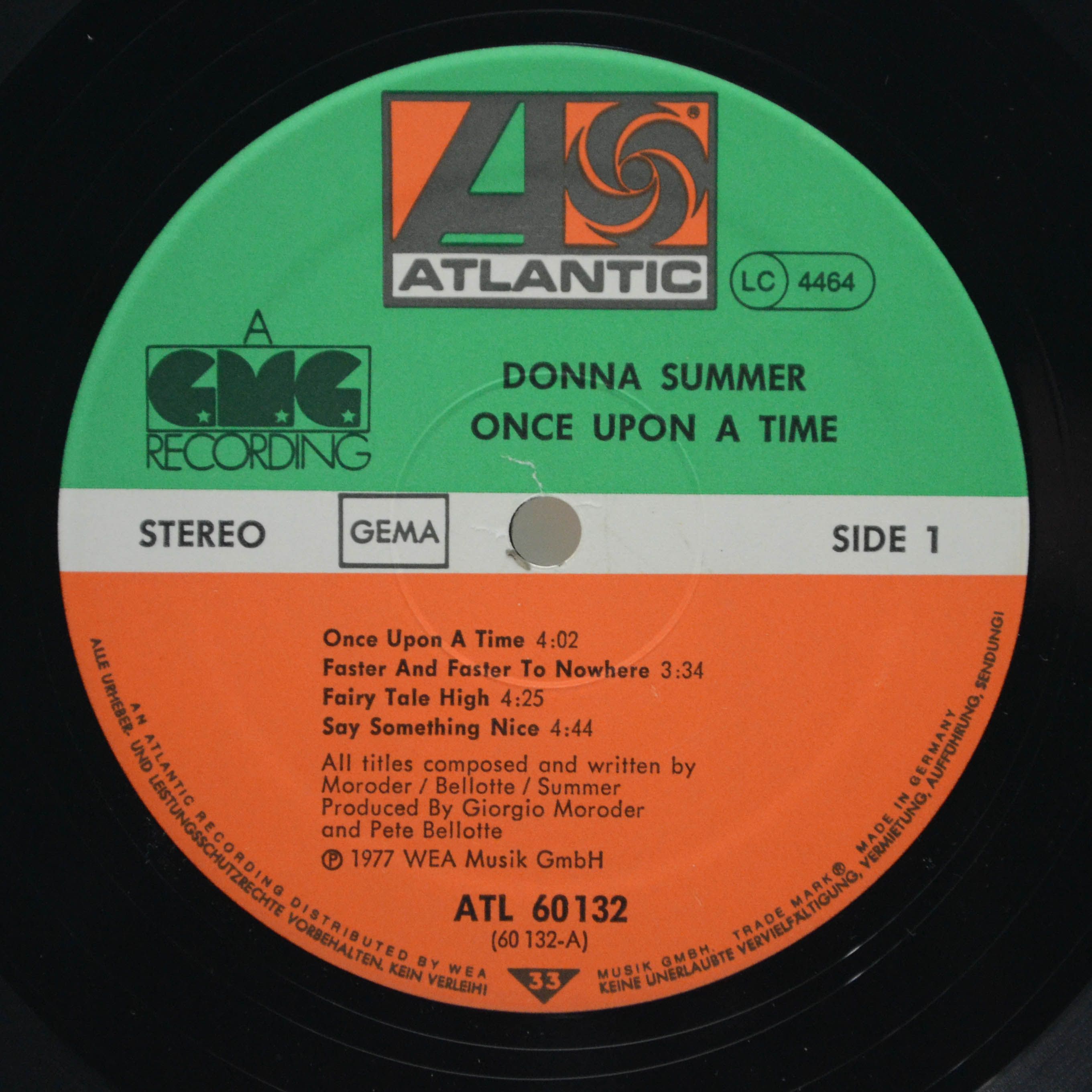 Виниловая пластинка Donna Summer — Once Upon A Time... (2LP), 1977