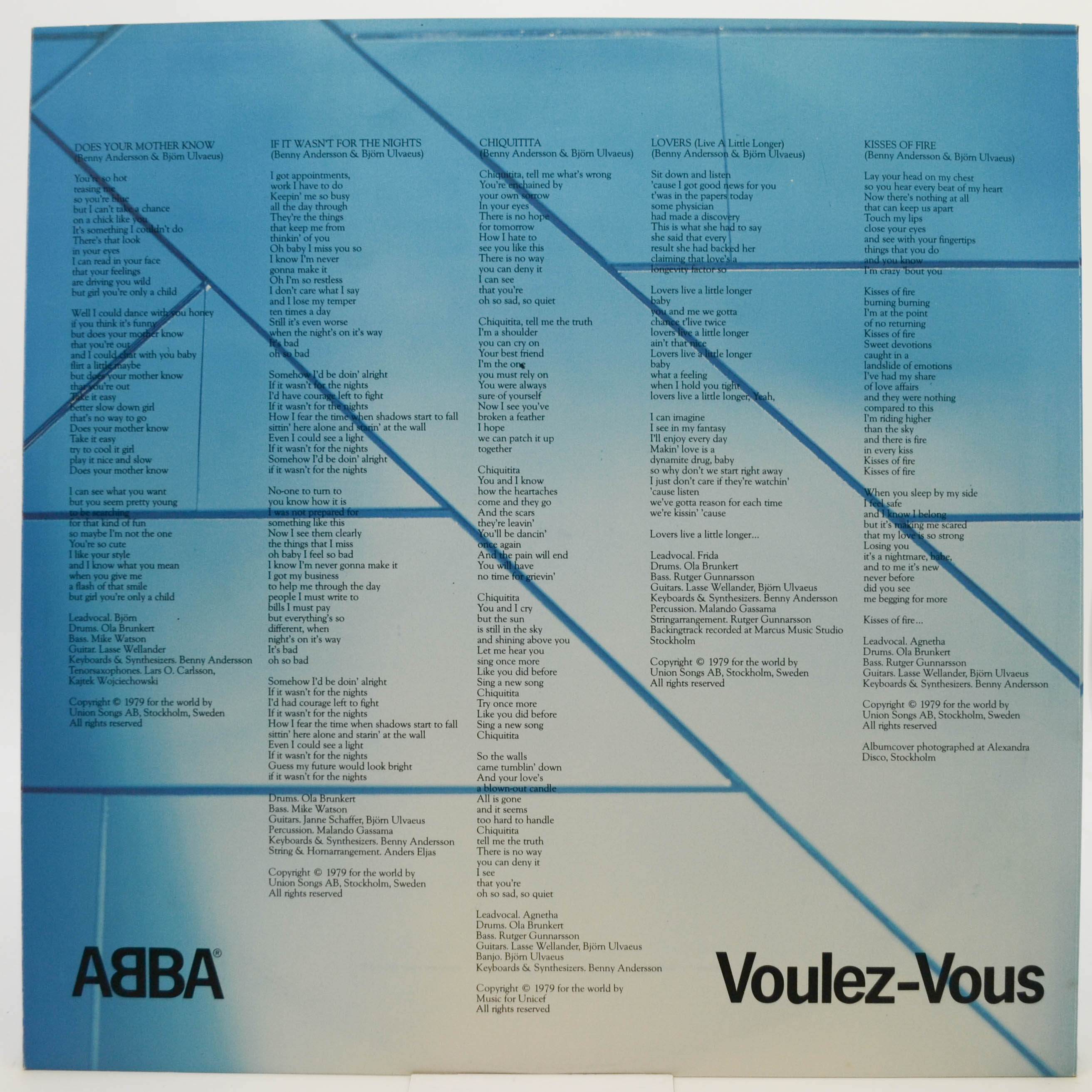 ABBA — Voulez-Vous (1-st, Sweden), 1979