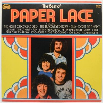 Виниловая пластинка The Best Of Paper Lace (UK), 1974