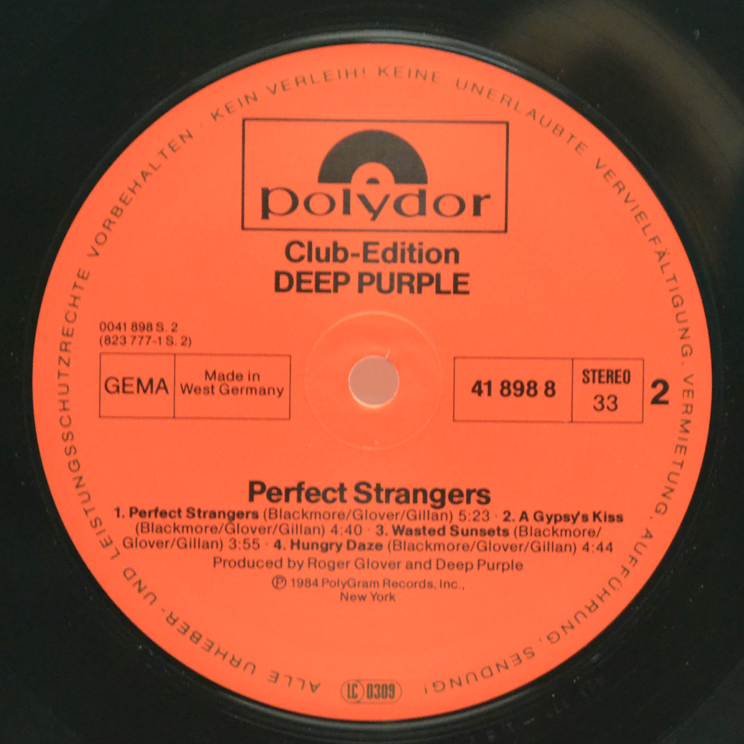 Deep Purple — Perfect Strangers, 1984