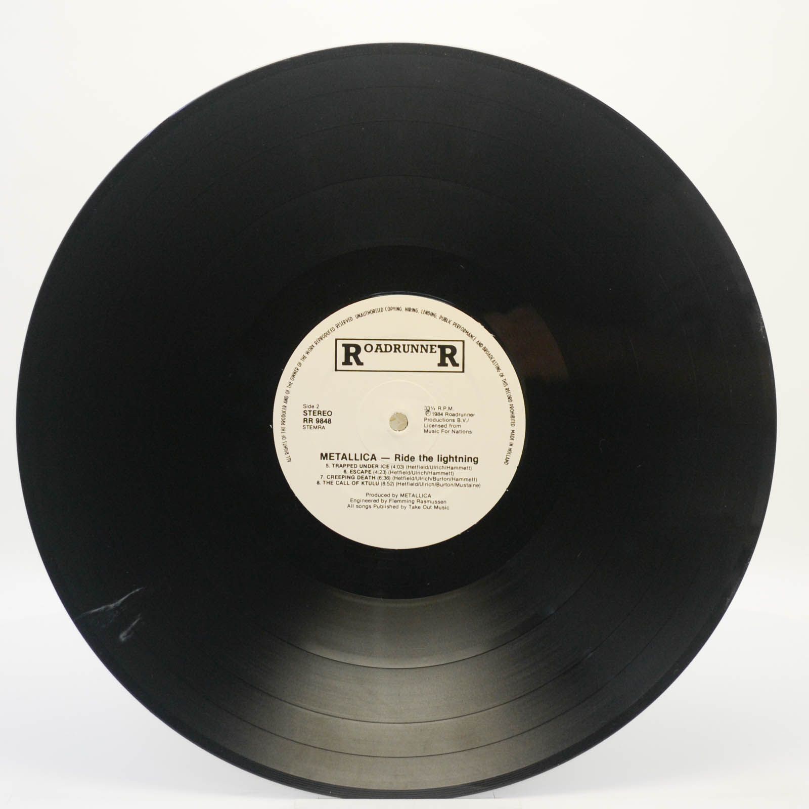 Metallica — Ride The Lightning, 1984