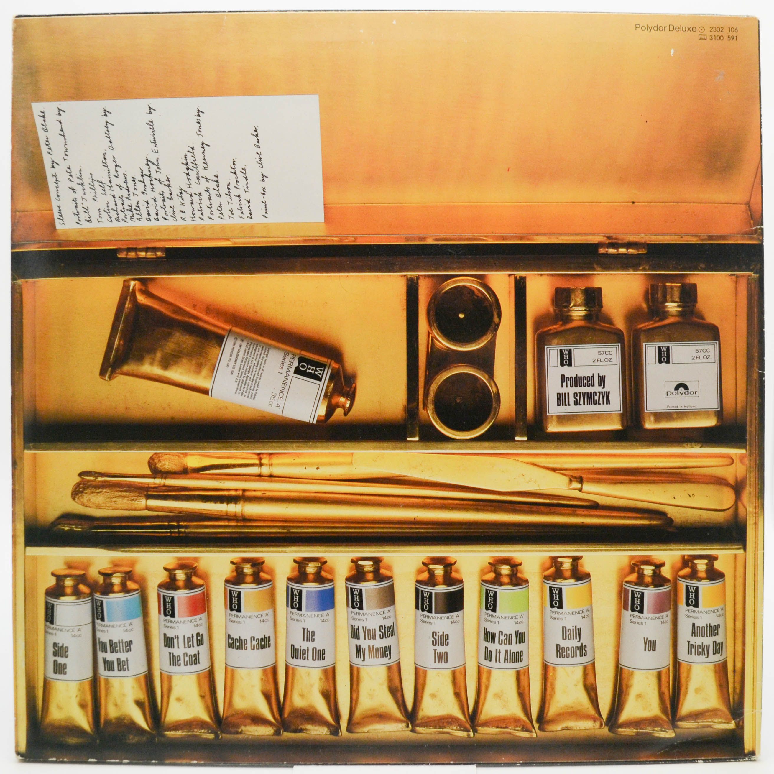 Who — Face Dances, 1981