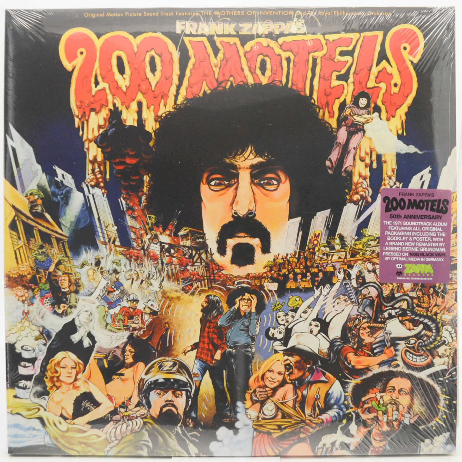 Виниловая пластинка Frank Zappa — 200 Motels (2LP), 1971
