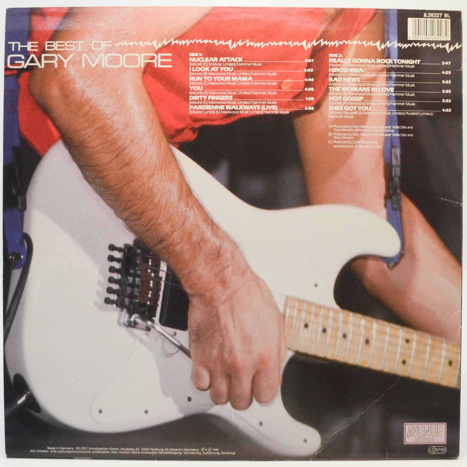 Виниловая пластинка Gary Moore — Nuclear Attack, 1985