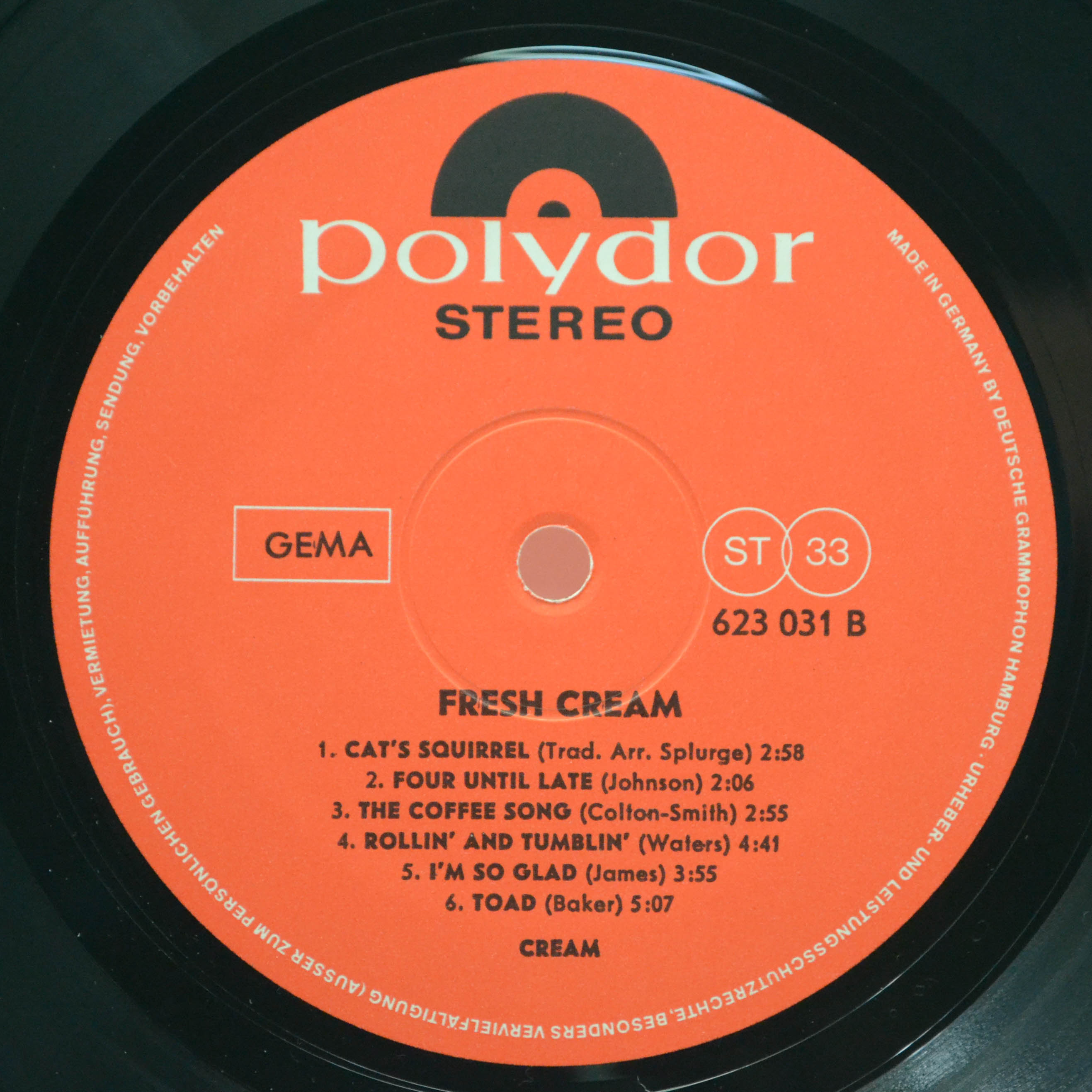 Cream — Fresh Cream, 1966