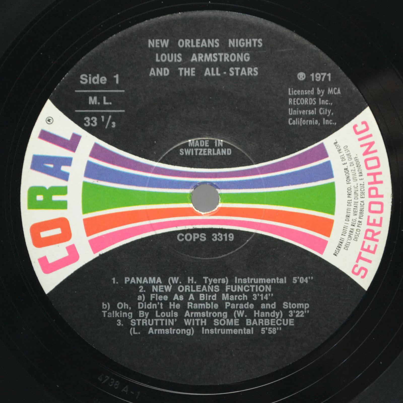 Louis Armstrong — New Orleans Nights, 1950