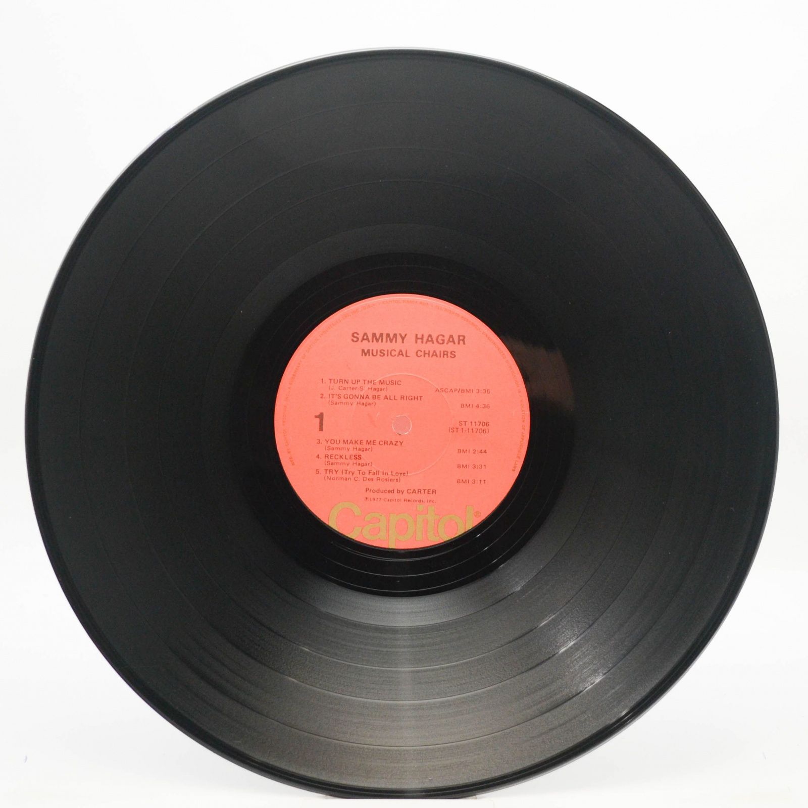 Виниловая пластинка Sammy Hagar — Musical Chairs (1-st, USA), 1977