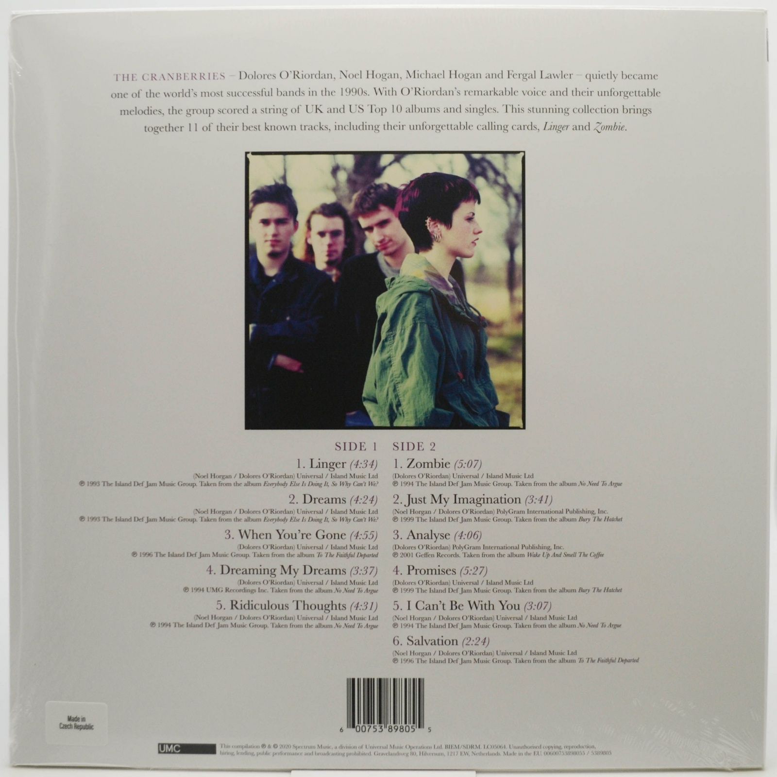 Cranberries — Dreams: The Collection, 2012