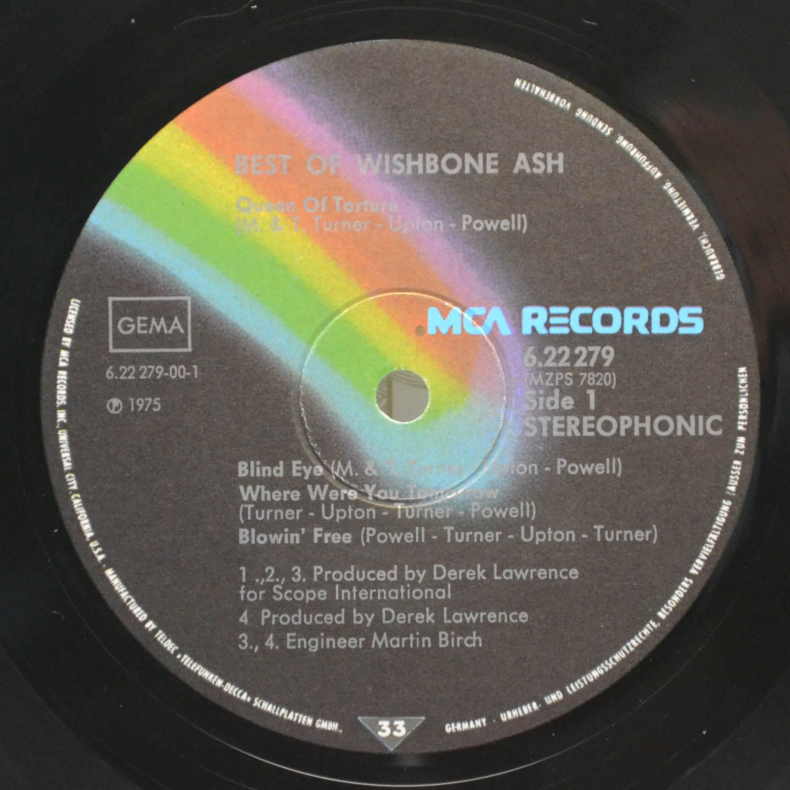 Виниловая пластинка Wishbone Ash — Best Of Wishbone Ash, 1975