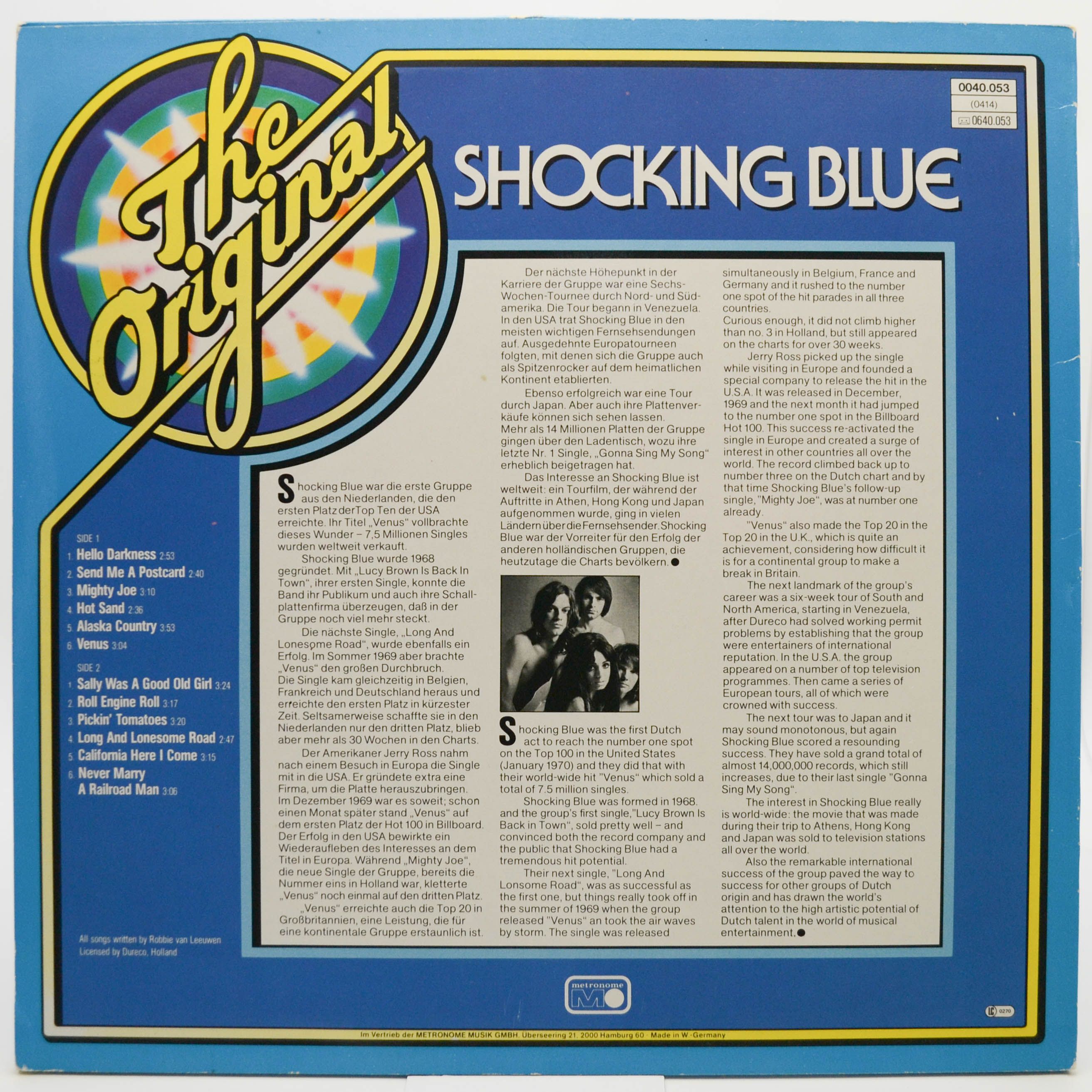 Shocking Blue — The Original Shocking Blue, 1970