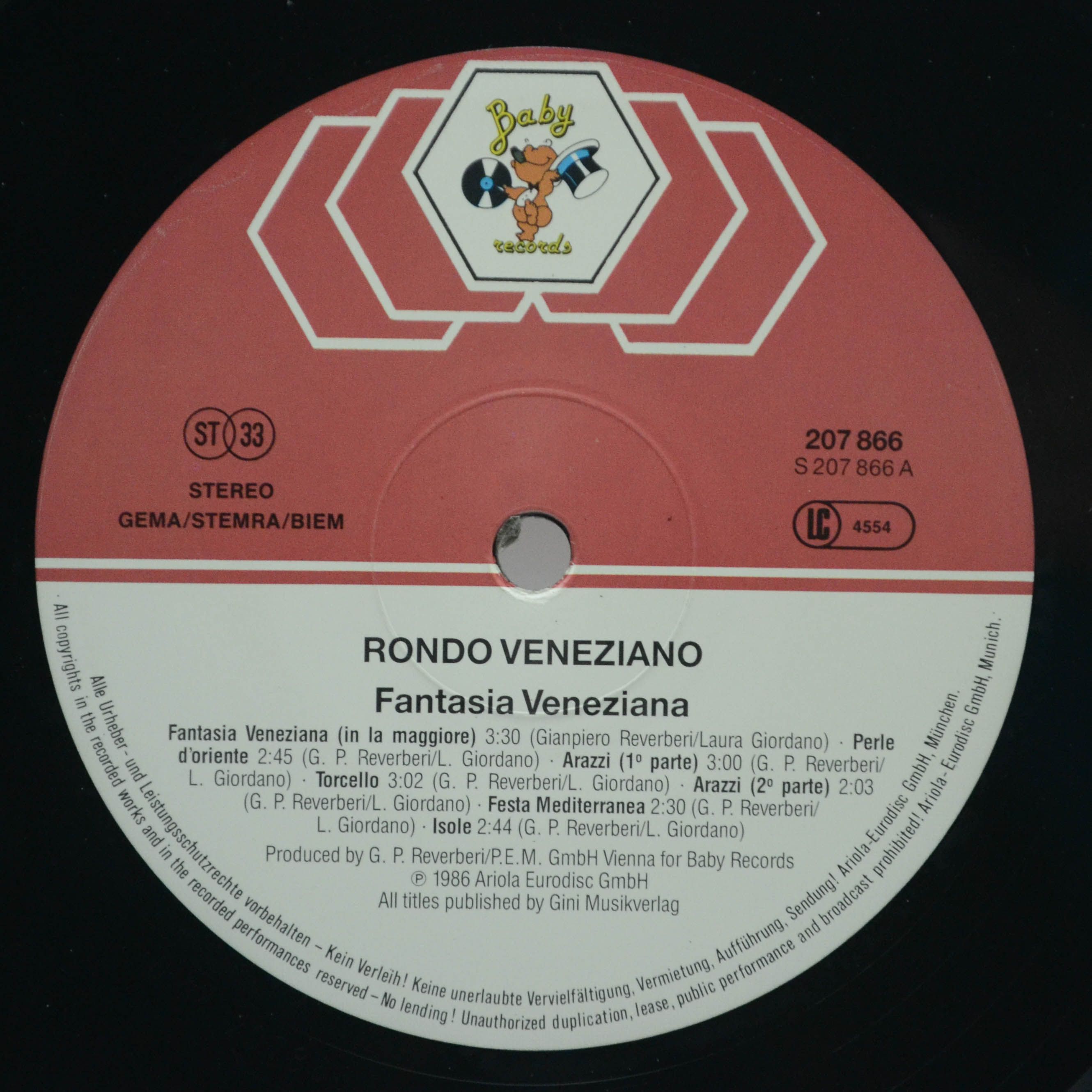 Rondo´ Veneziano — Fantasia Veneziana, 1986
