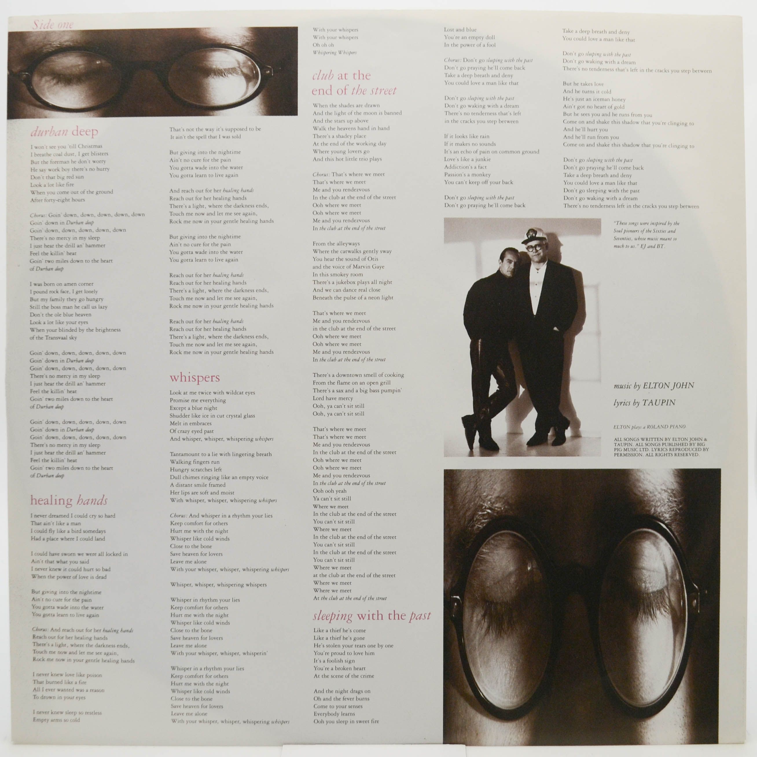 Elton John — Sleeping With The Past, 1989