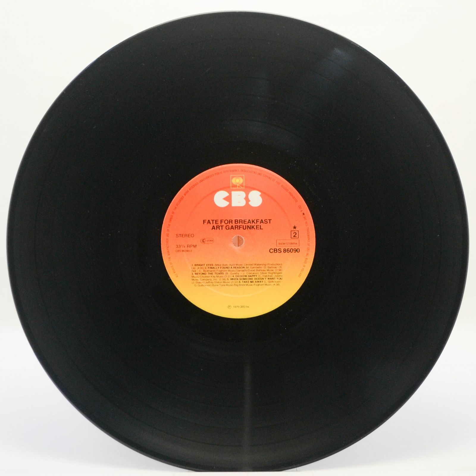 Art Garfunkel — Fate For Breakfast, 1979