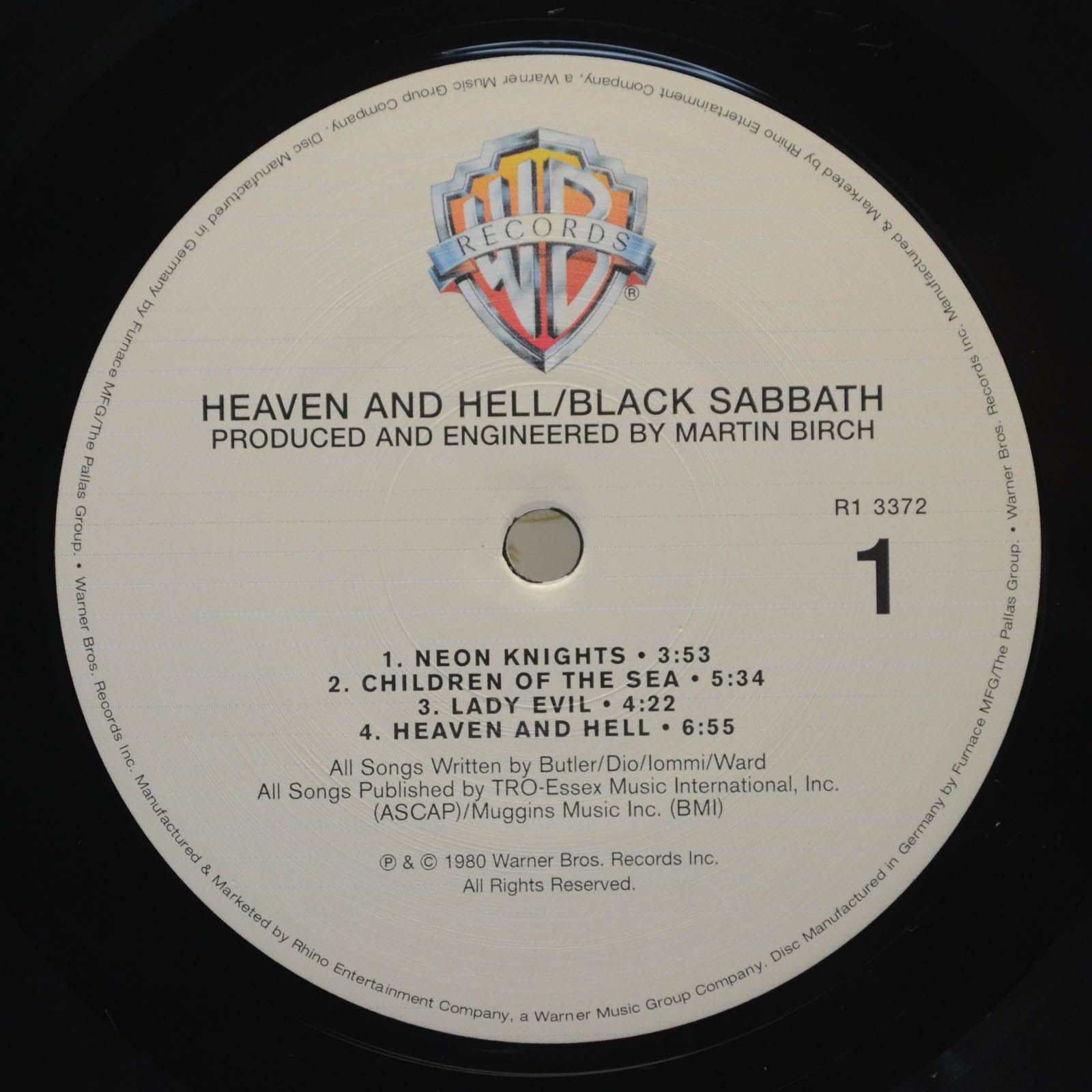 Black Sabbath — Heaven And Hell (USA), 1980