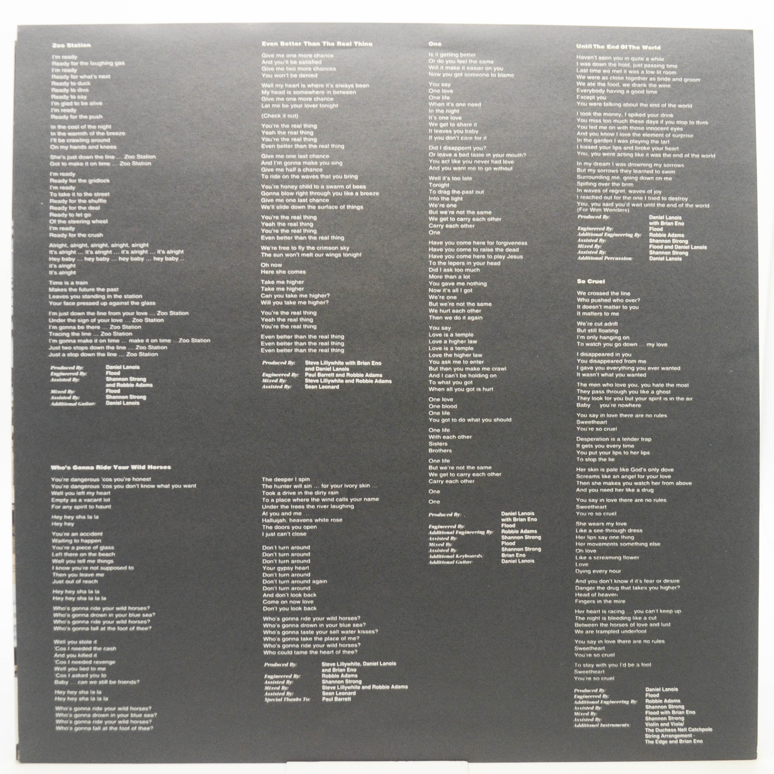 U2 — Achtung Baby, 1991