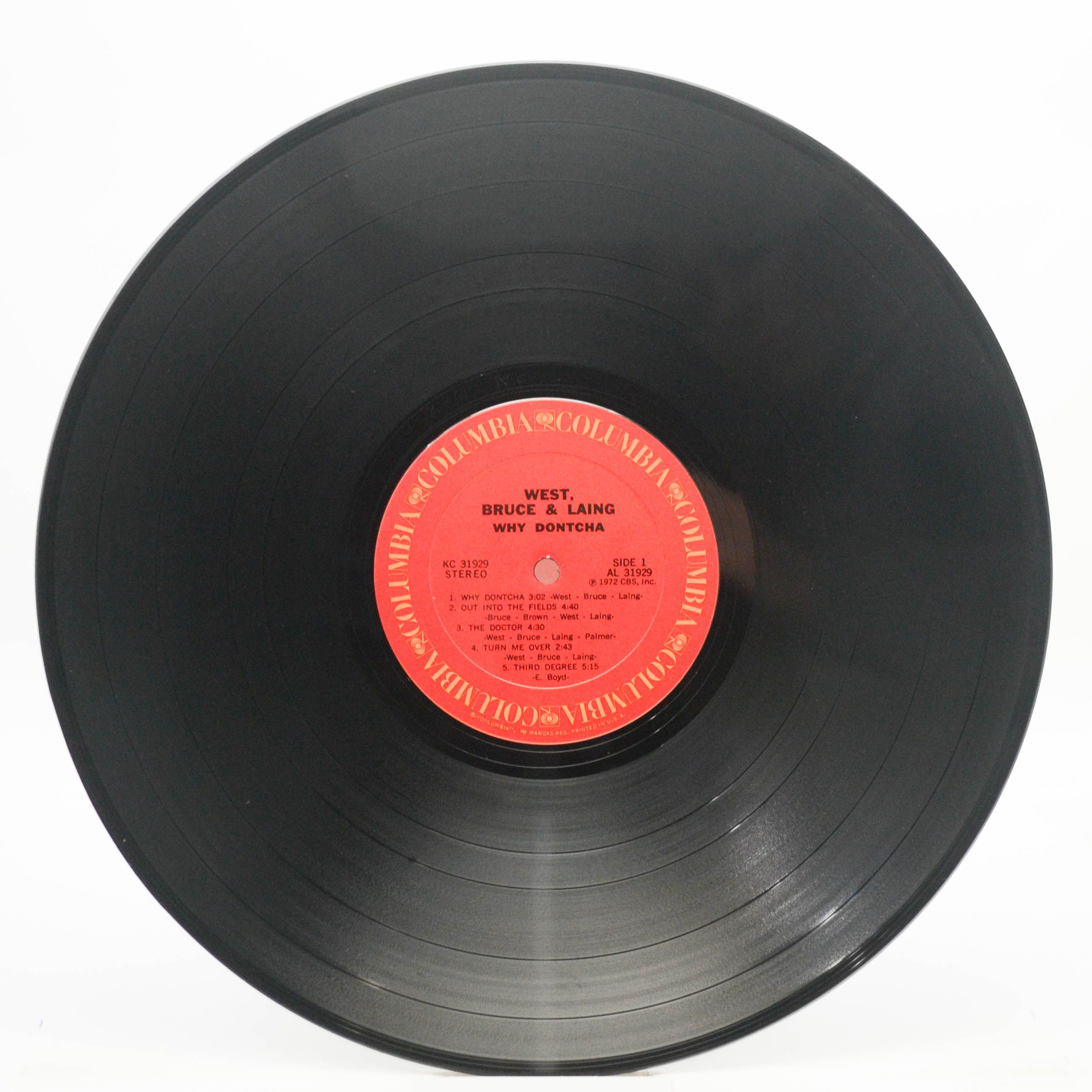 Виниловая пластинка West, Bruce & Laing — Why Dontcha (USA), 1972