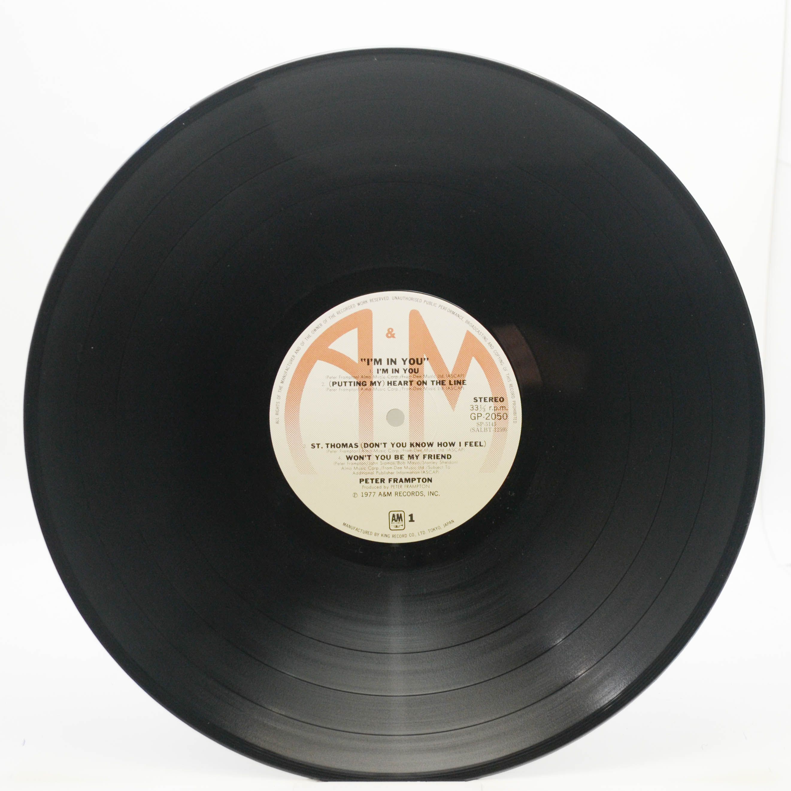 Виниловая пластинка Peter Frampton — I'm In You, 1977
