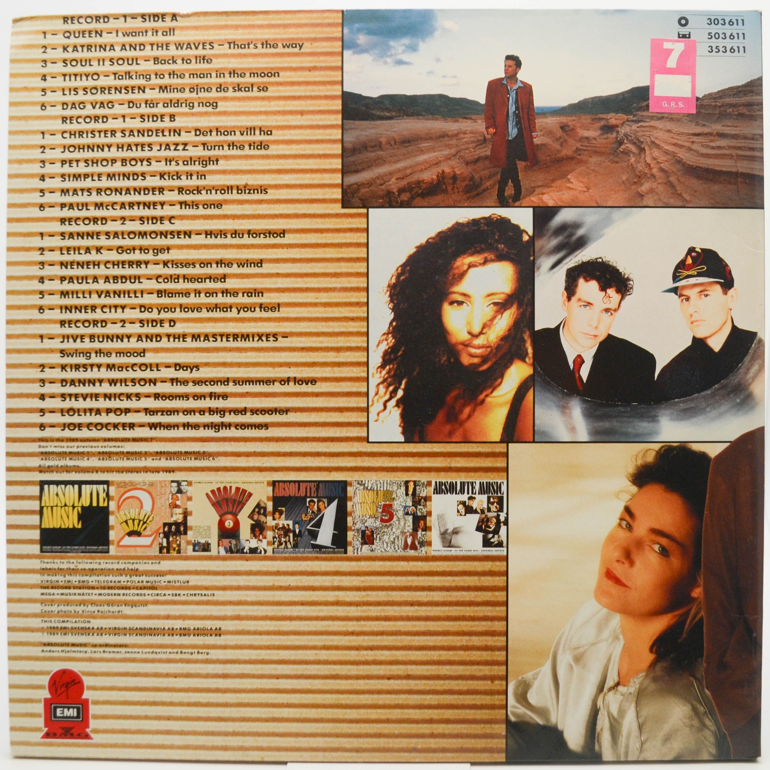 Various — Absolute Music 7 (2LP), 1989