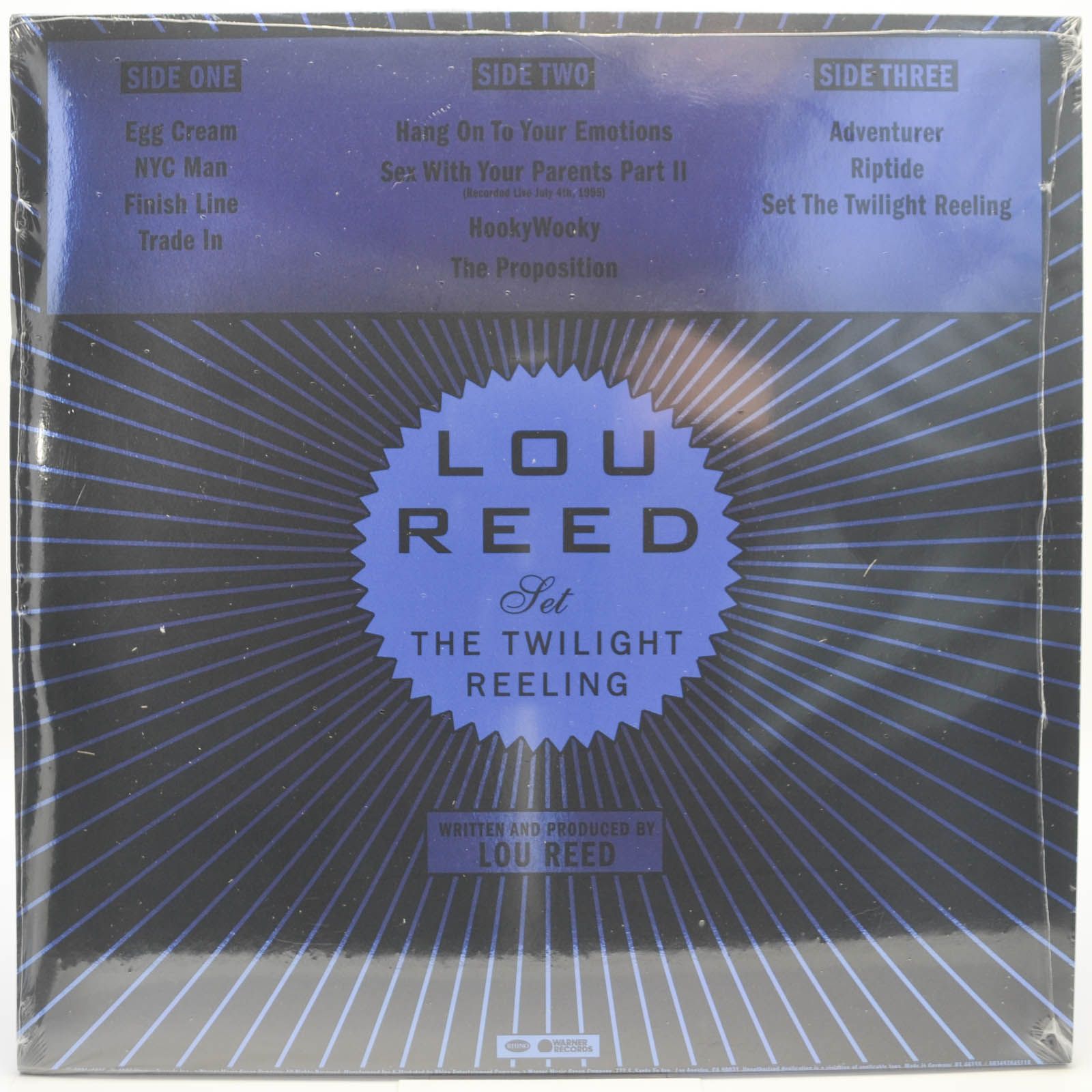 Виниловая пластинка Lou Reed — Set The Twilight Reeling (2LP), 1996