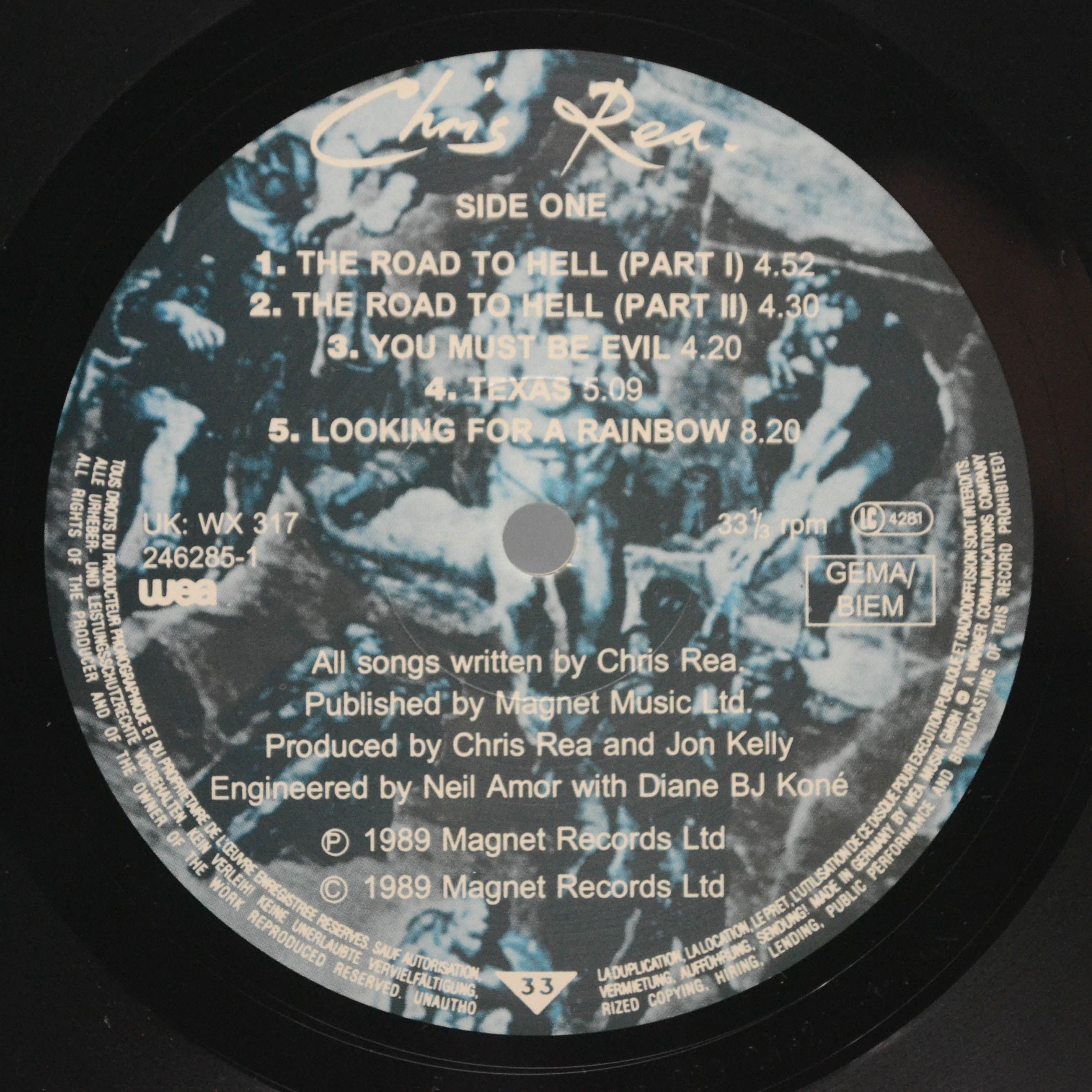 Chris Rea — The Road To Hell, 1989