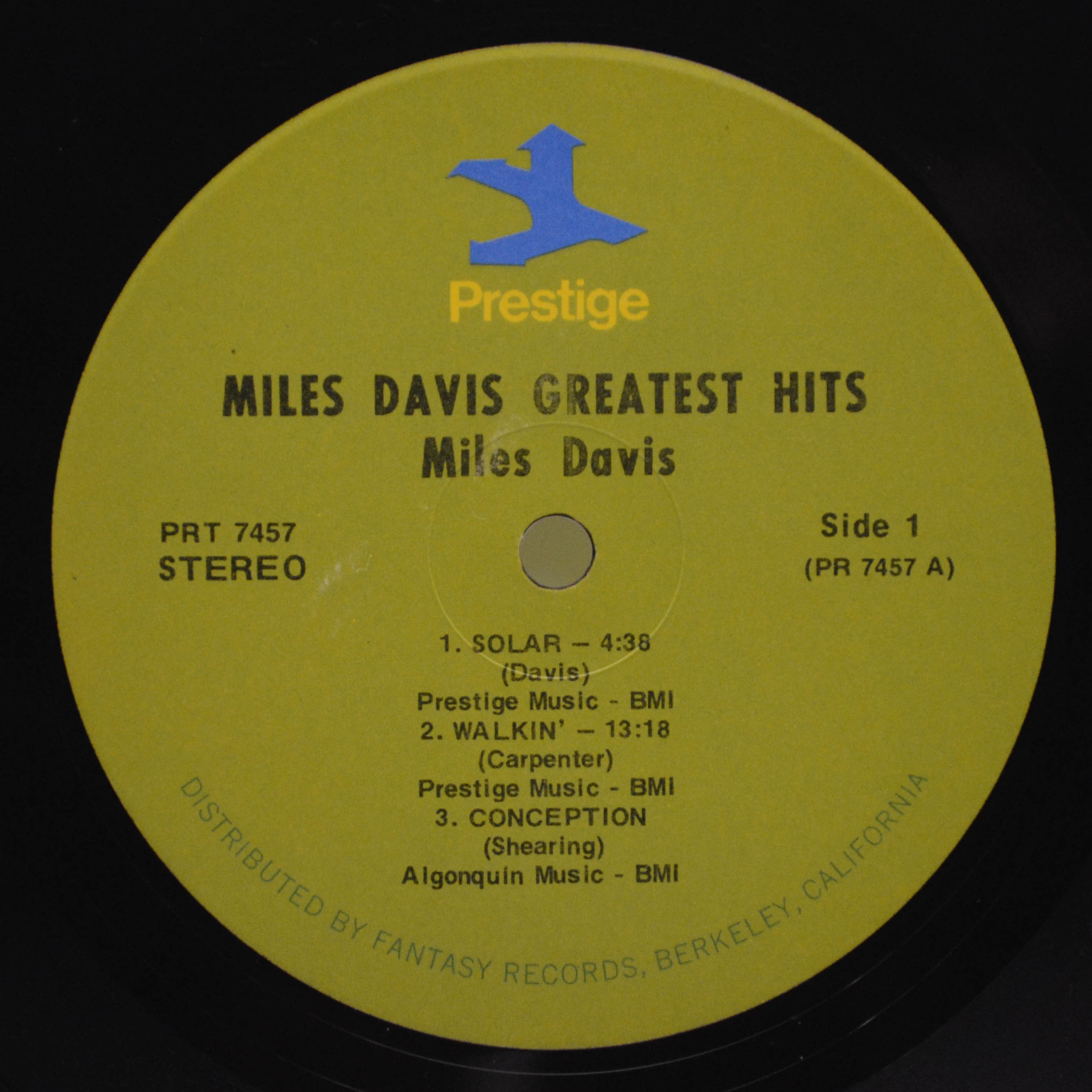 Виниловая пластинка Miles Davis — Greatest Hits (1-st, USA), 1967
