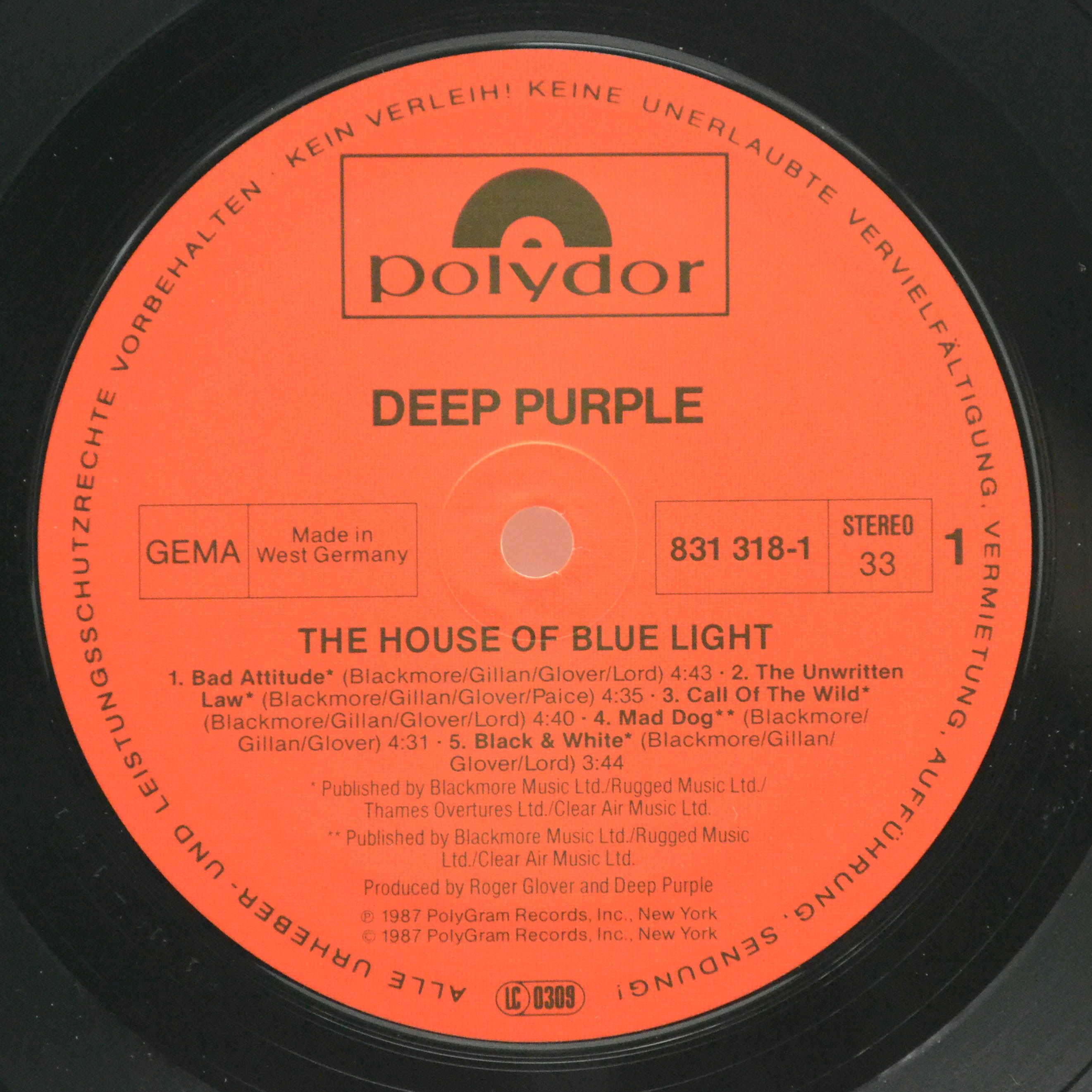 Deep Purple — The House Of Blue Light, 1987