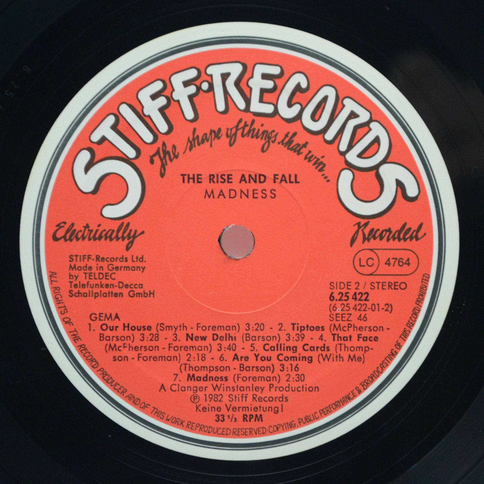 Madness — The Rise & Fall, 1982