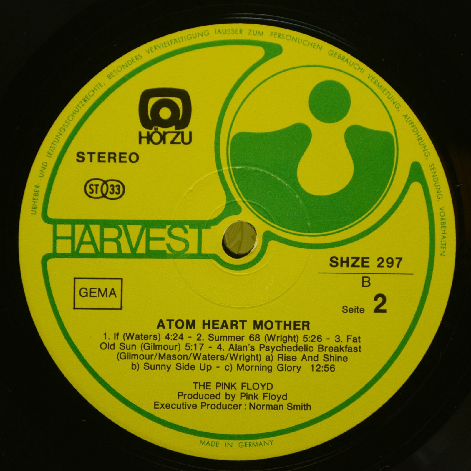 Виниловая пластинка Pink Floyd — Atom Heart Mother, 1970