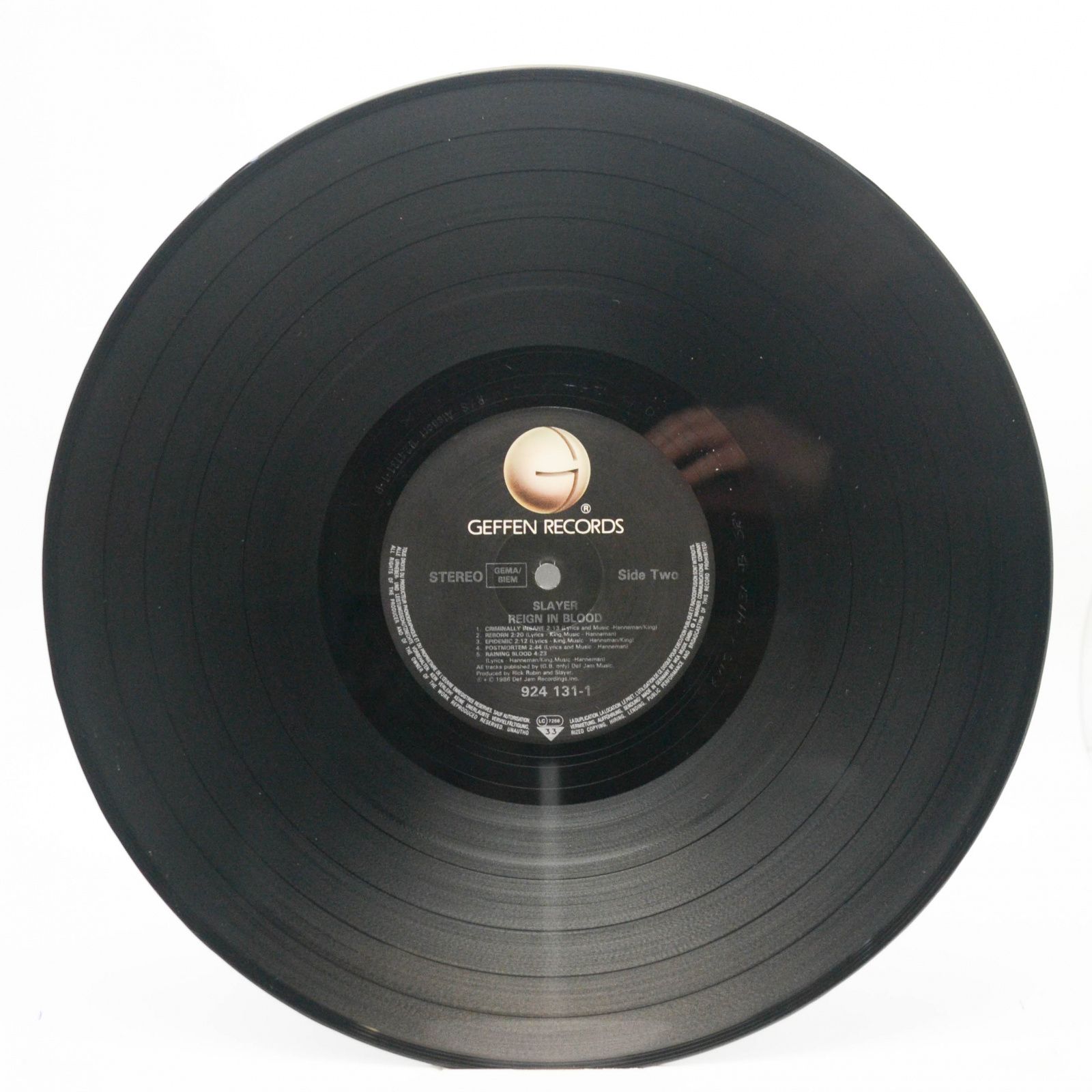 Slayer — Reign In Blood, 1986