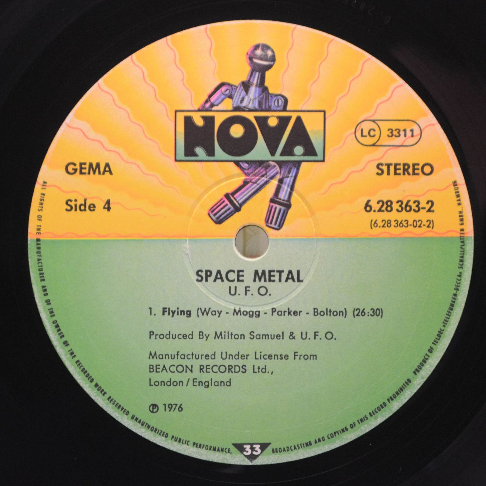 UFO — Space Metal (2LP), 1976