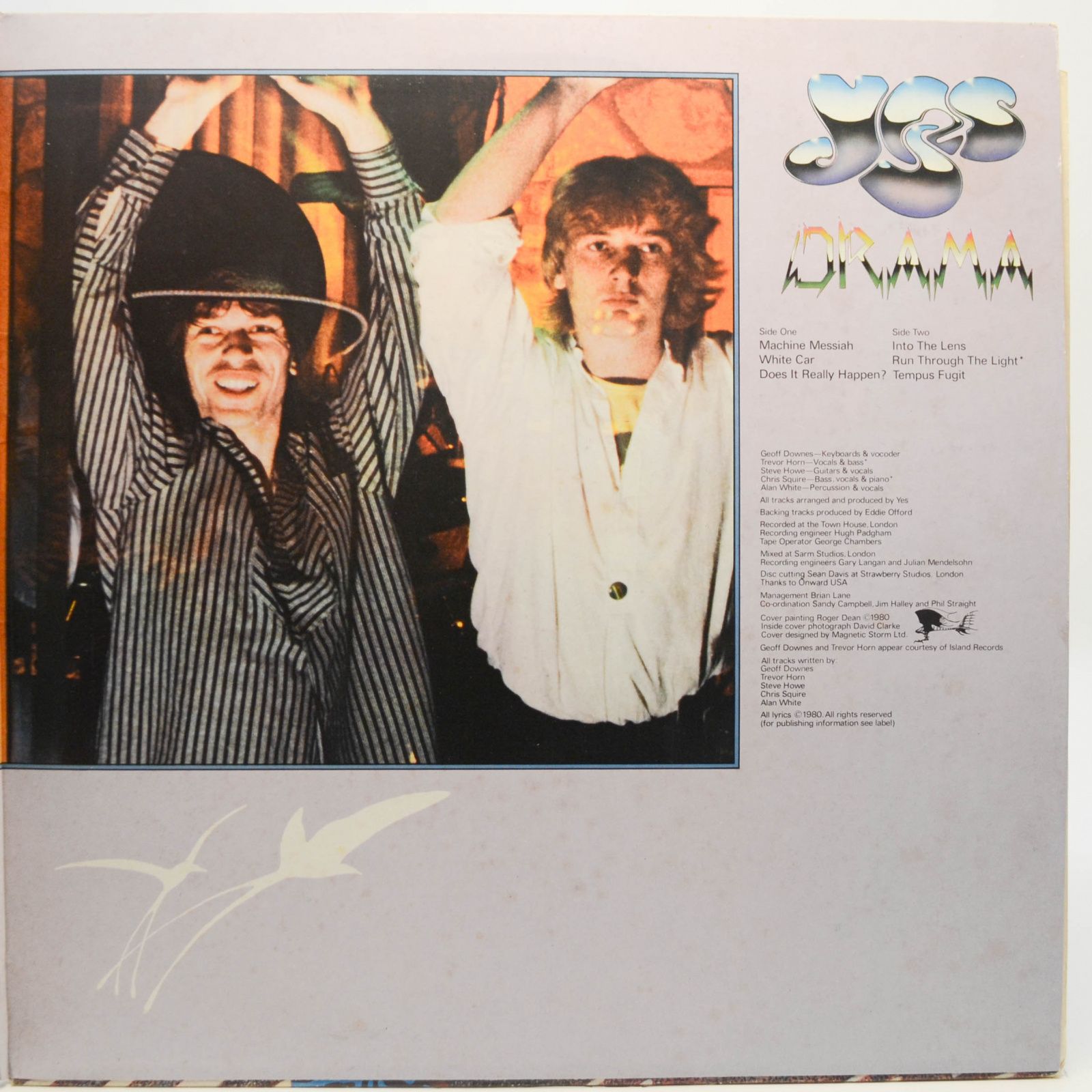 Виниловая пластинка Yes — Drama, 1980
