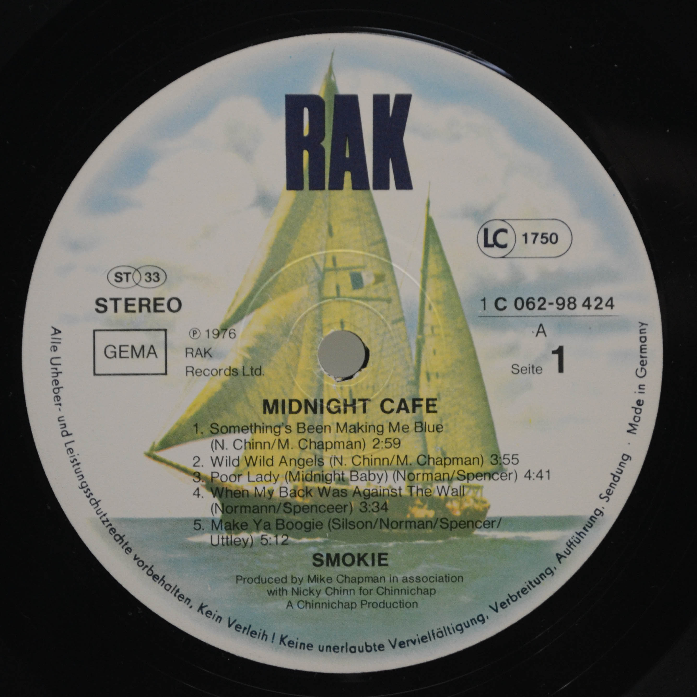 Smokie — Midnight Café, 1976