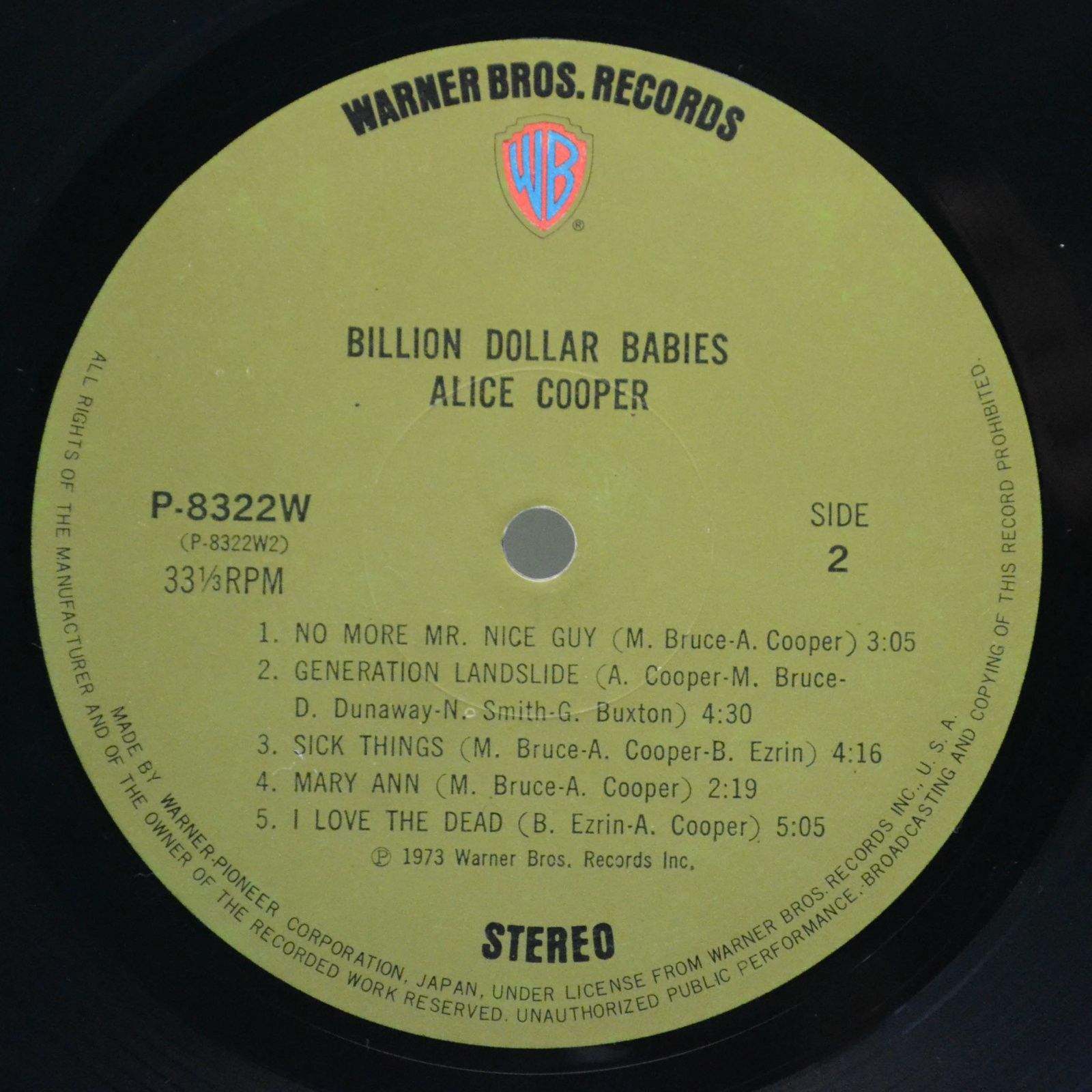Alice Cooper — Billion Dollar Babies, 1973