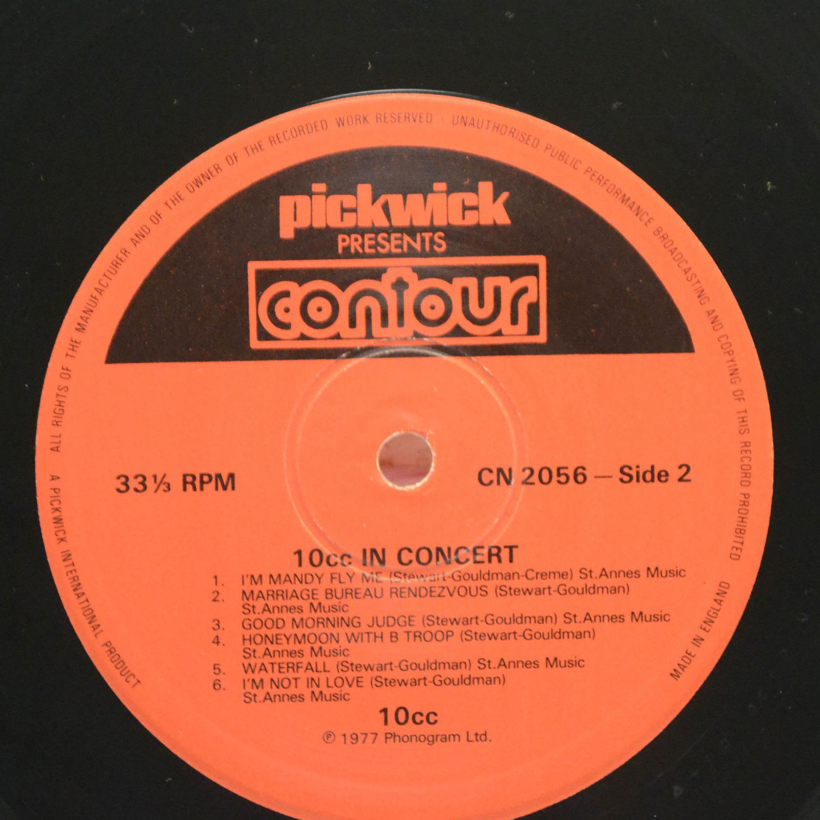 Виниловая пластинка 10cc — 10cc In Concert (UK), 1982